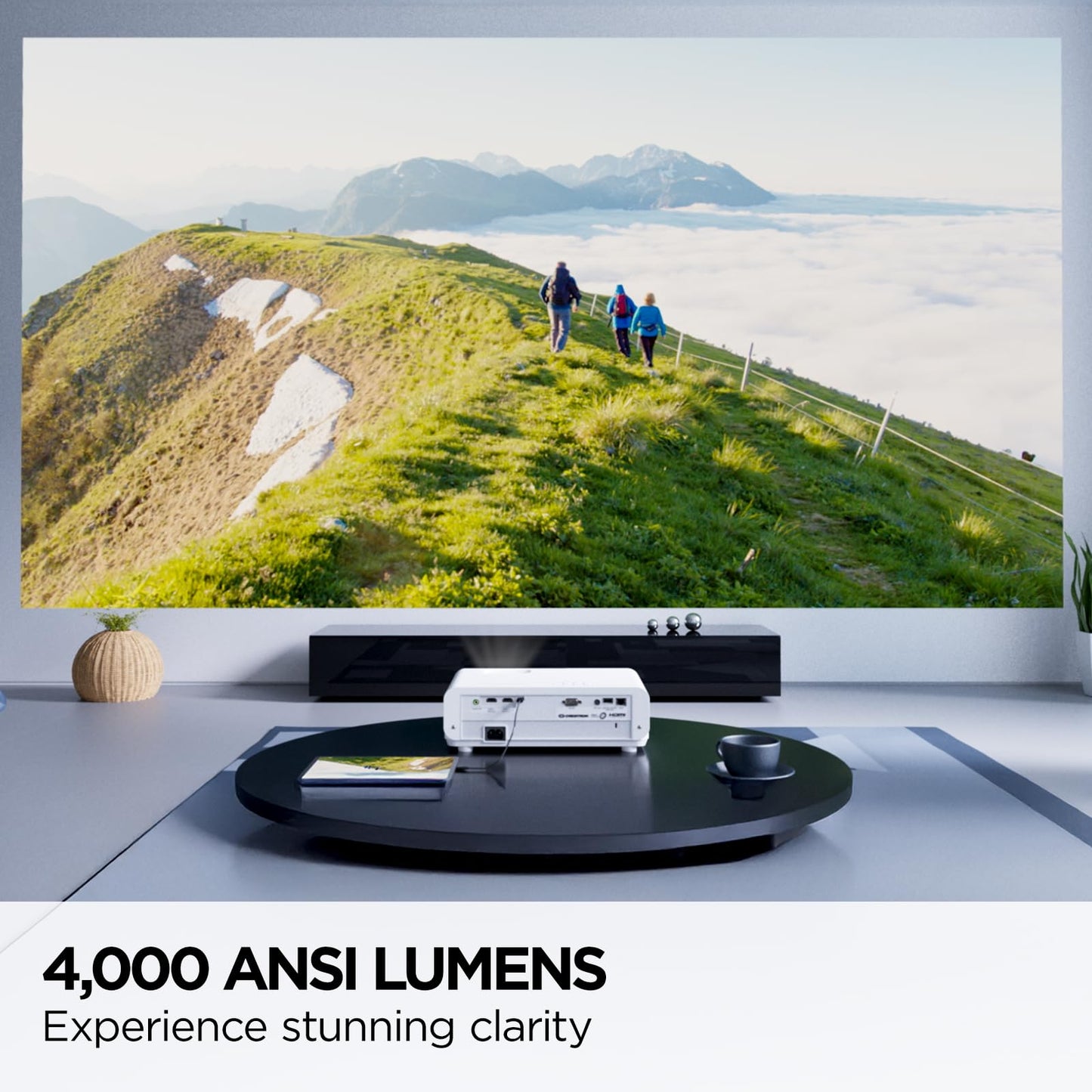 ViewSonic PX700HDH 3700 Lumens 1080p Projector, High Brightness and Supercolor Technology for Smooth Home Entertainment, 1.1x Optical Zoom, and Vertical Keystone for Flexible Setup, and Dual HDMI