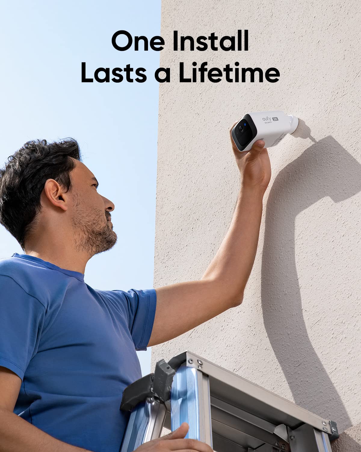 eufy Security S220 SoloCam 3-Cam Pack, Home Security System, Solar Security Camera Wireless Outdoor Camera, Built-in 8GB, Always-On Power, 2K Resolution, 2.4 GHz Wi-Fi, No Monthly Fee