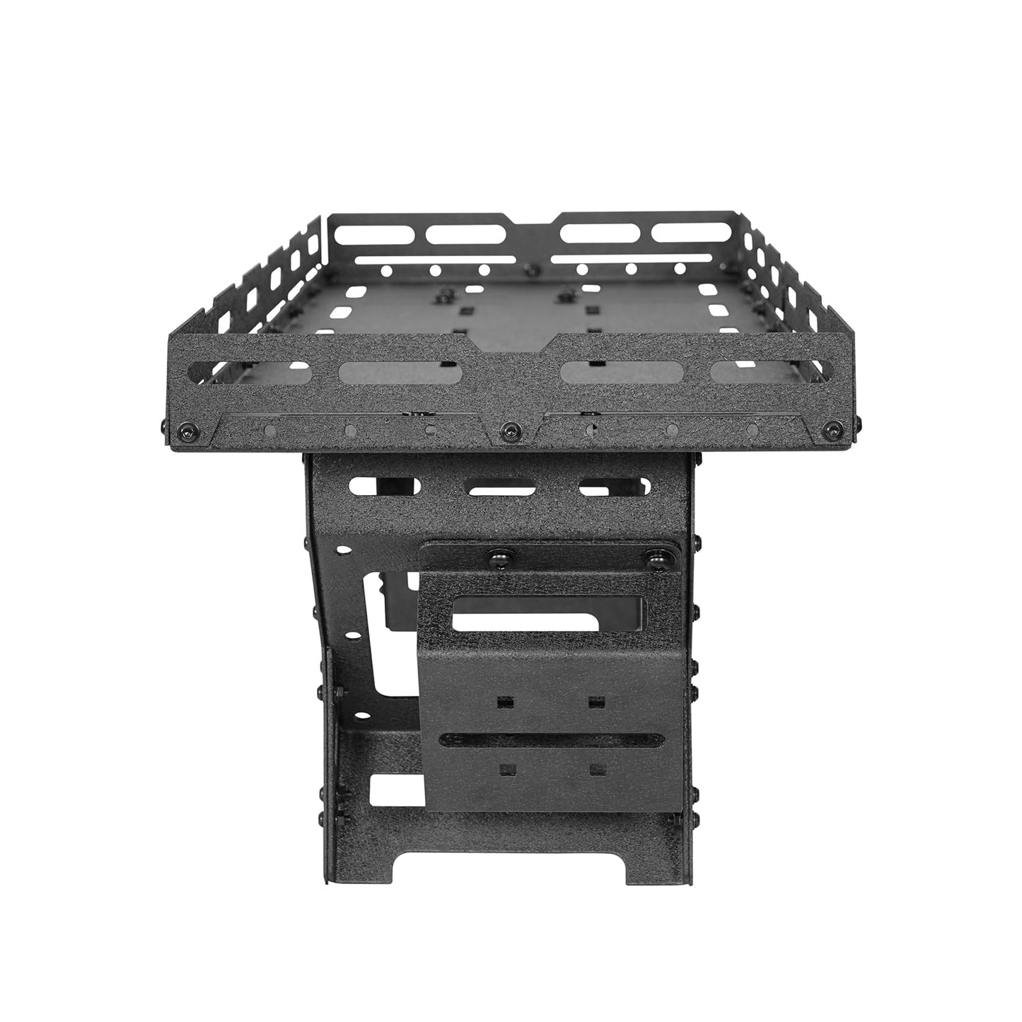 Hooke Road Spare Tire Cargo Basket Storage Rack for 30" to 40" Tire, Fit for 1976-2026 Jeep Wrangler JK JL TJ YJ CJ, Ford Bronco, RV & SUV Camping Trip Gear Mount