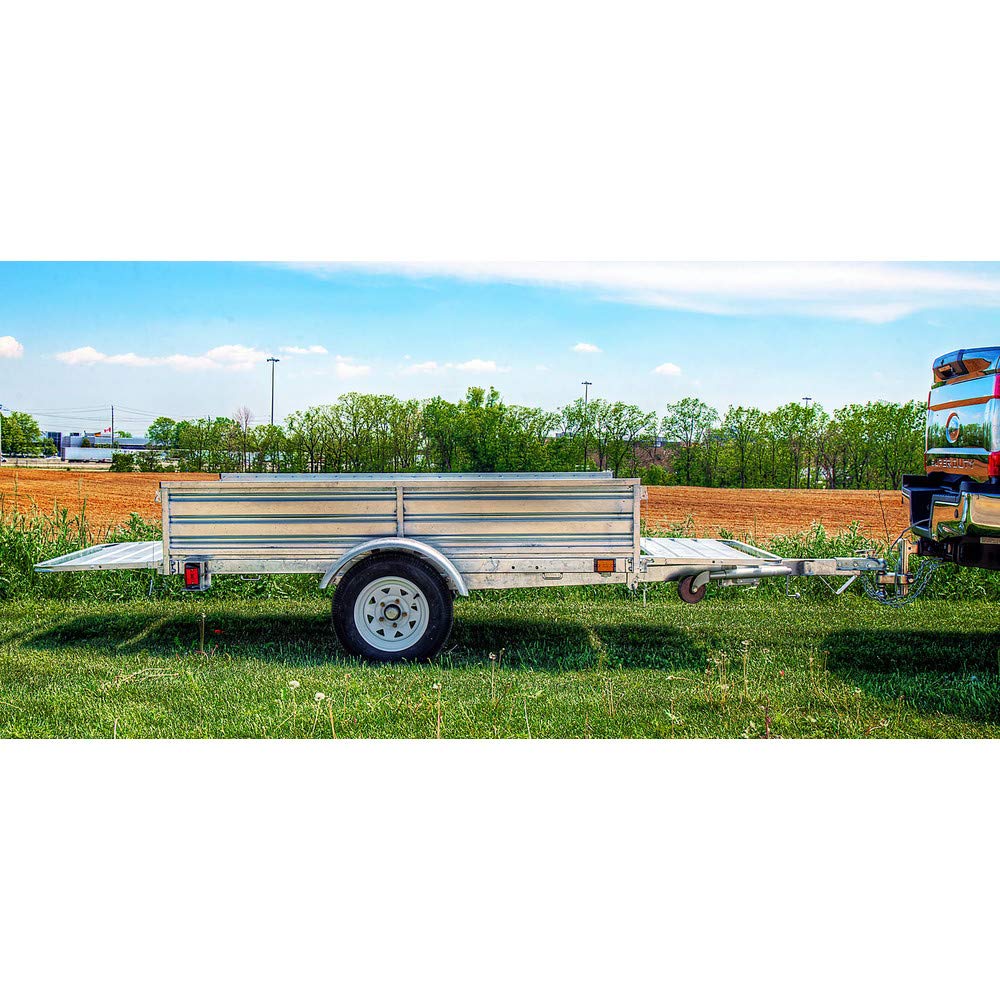 DK2 4.5 ft. x 7.5 ft. Single Axle Hot-Dipped Galvanized Multi-Utility Trailer