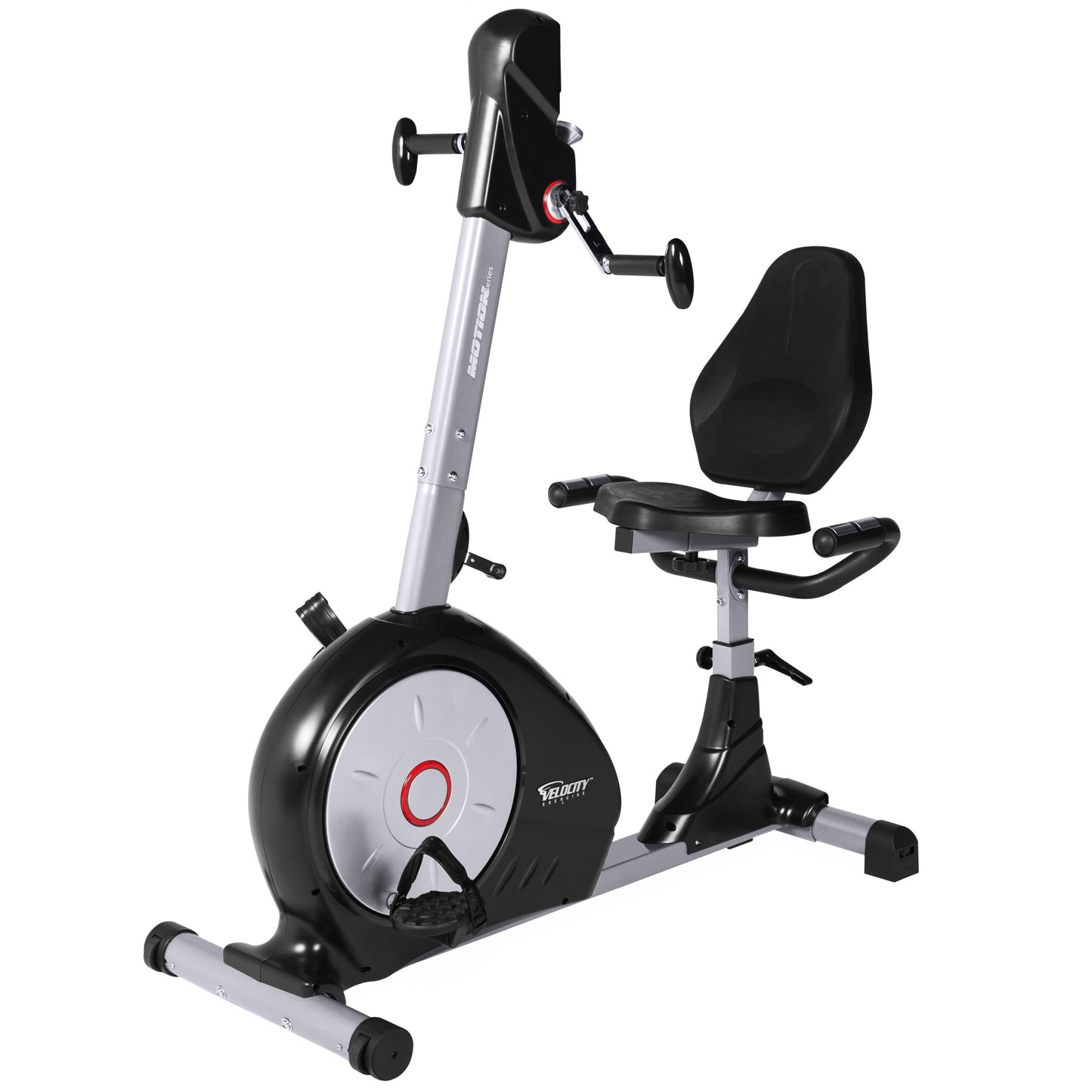 Velocity Exercise Dual Motion Recumbent Bike, Black