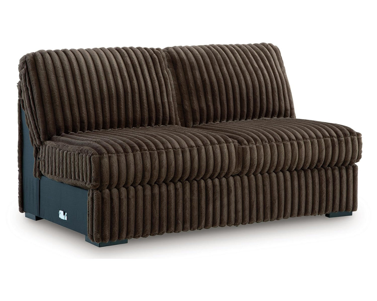 Signature Design by Ashley Midnight-Madness Casual Anti Sag Left-Arm Facing 3-Piece Sectional with Chaise, Reversible Seat Cushions and 10 Accent Pillows, Dark Brown