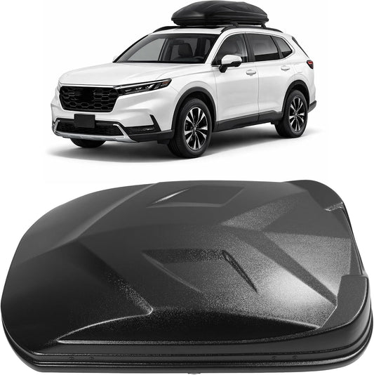 ALMULOO 15 Cubic Roof Cargo Box Lockable Dual-Side Opening Roof Top Carrier