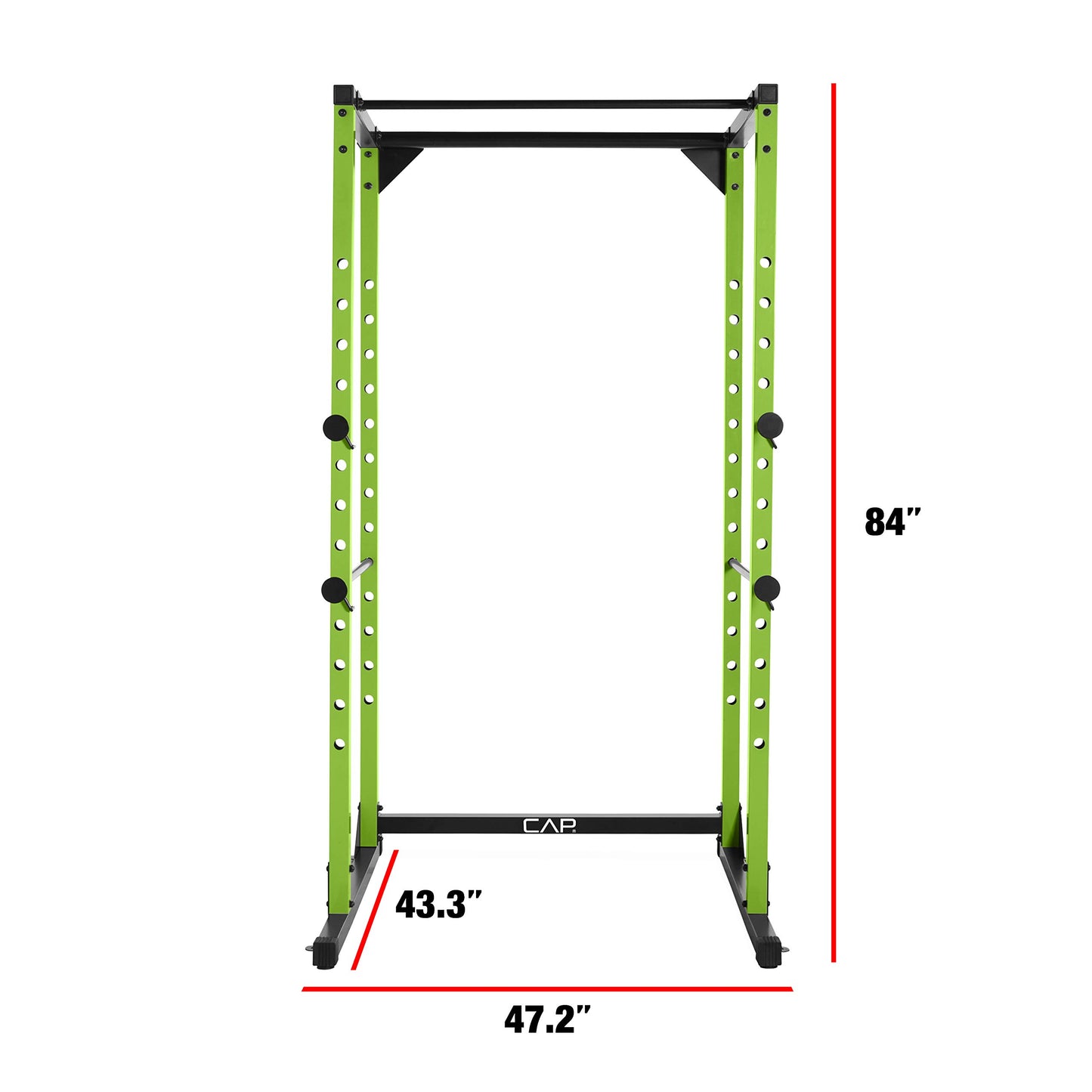 CAP Barbell Full Cage Power Rack, 7-Foot, Green