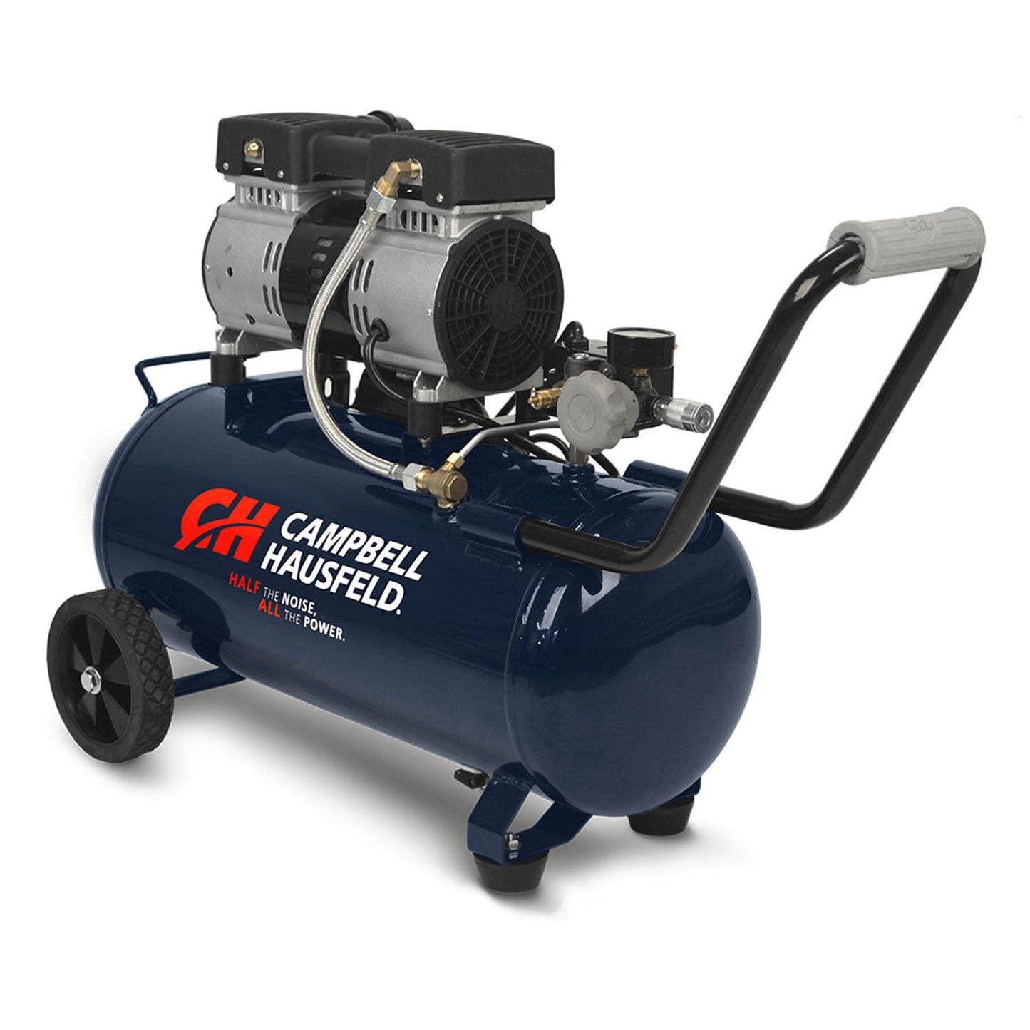 Campbell Hausfeld 8 Gallon Portable Air Compressor, 120V, 125 PSI, Oil‑Free