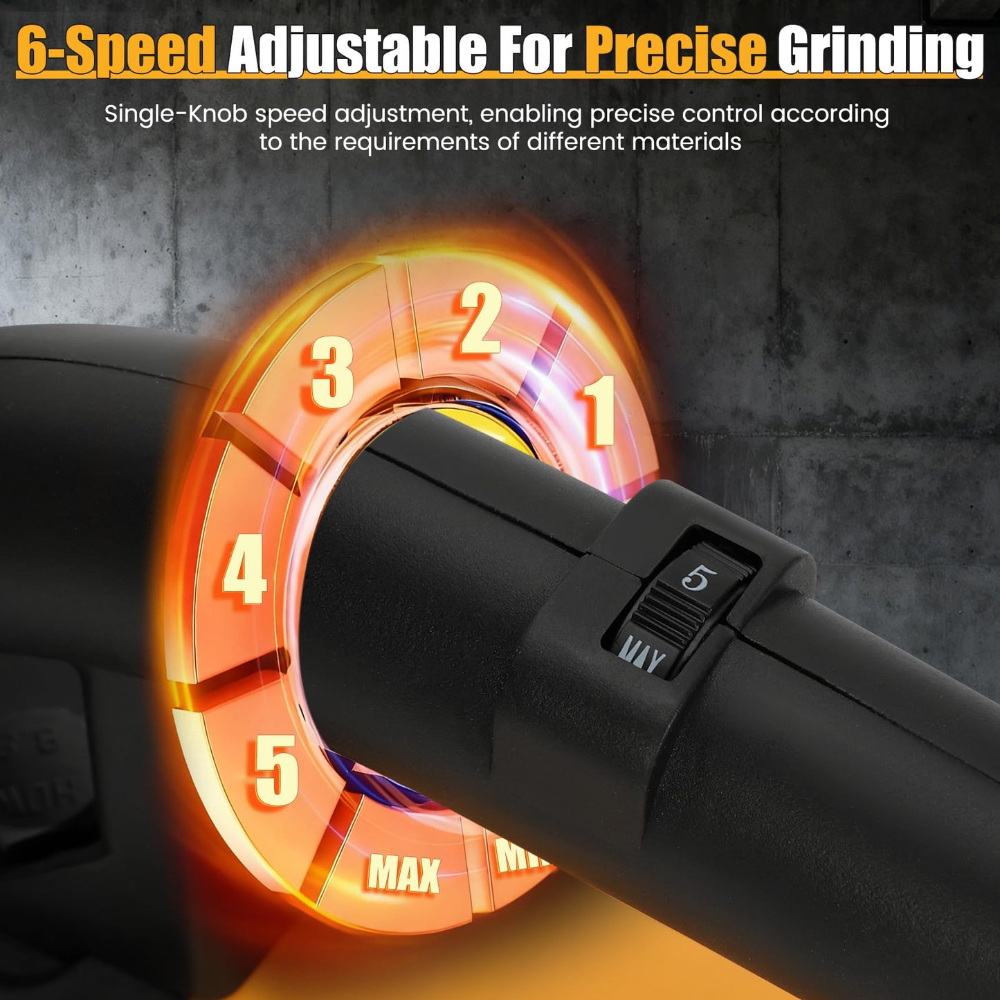 4-Head Concrete Grinding Machine, 3800W Copper Motor for Concrete Grinding