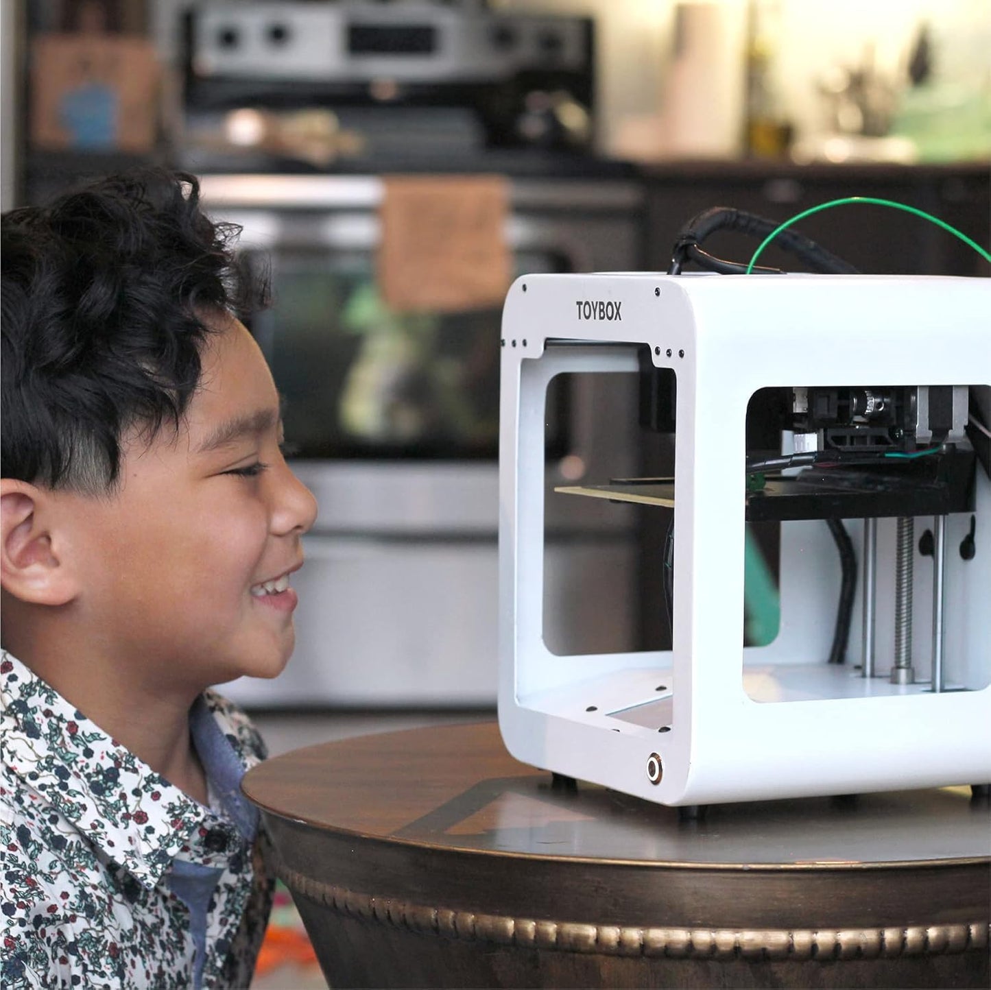 Toybox 3D Printer for Beginners and Kids with Fast Printing, Easy Setup, Safe Design, Free App with Access to 7,000+ Digital Toys, 1 Filament Included - Alpha Three