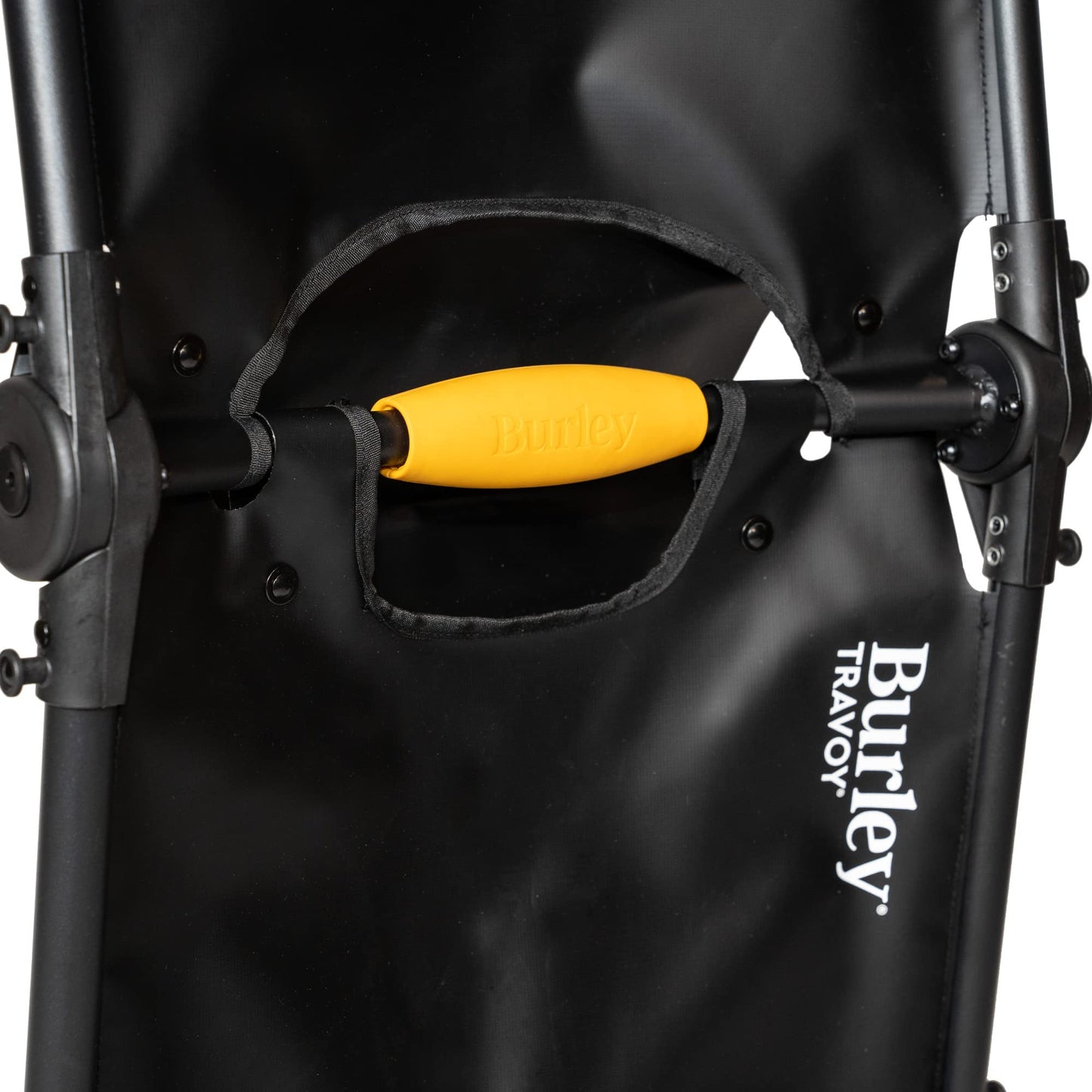 Burley Travoy | Compact Folding Cargo Bike Trailer with Upright Tow Design, Integrated Tie-Down Straps & Quick Hitch