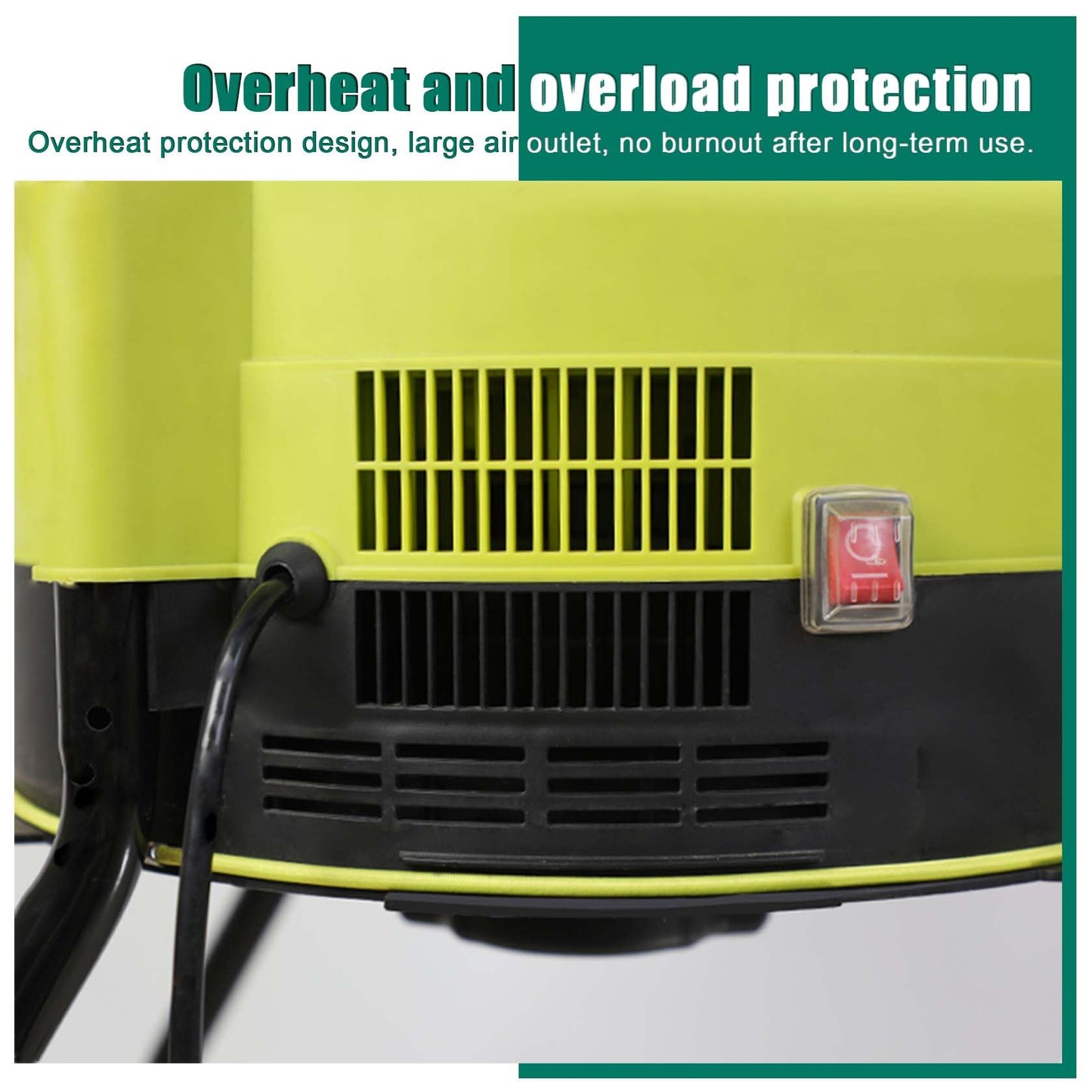 AGFKXO Leaf Mulcher, Electric Leaf Mulcher Cordless 8000 RPM, Leaf Shredder 17:1 Leaf Shredder Rate,Leaves Collector Adjustable Leaf Shredding Size, for Lawn and Garden,Power Cord×30m