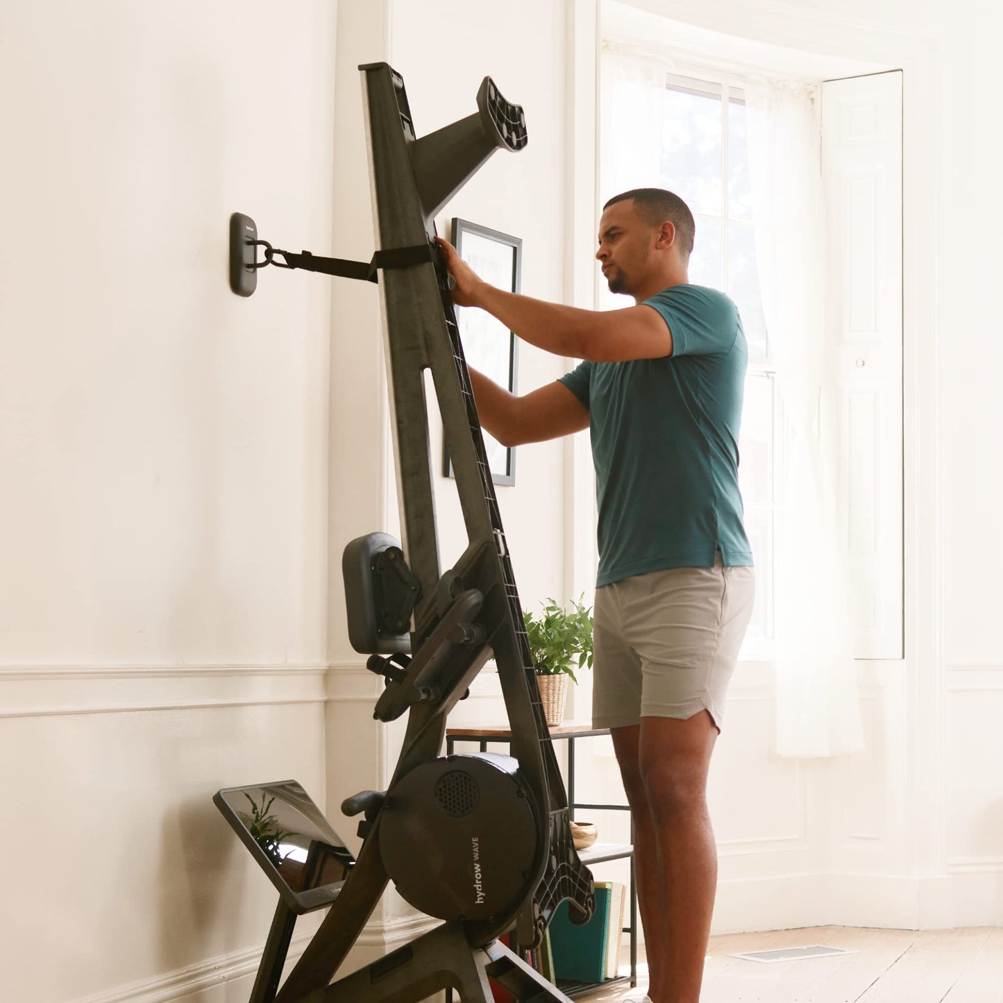 Hydrow Wave Rowing Machine Vertical Anchor Kit | Wall Mount for Upright Storage