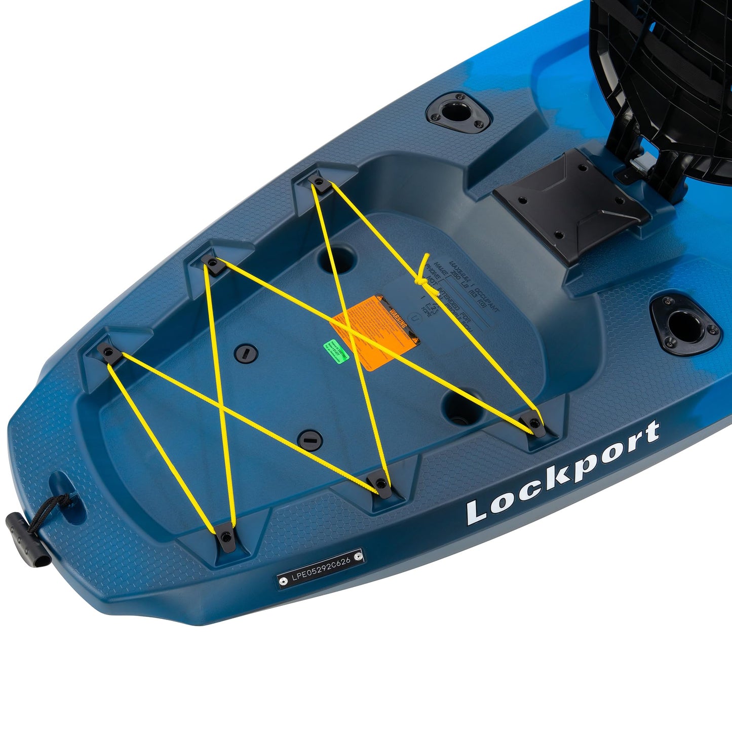 Lifetime Lockport 94 Modular Sit-on-Top Kayak, Two-Piece Design with SlideLock System, Rod Holders, Adjustable Seat