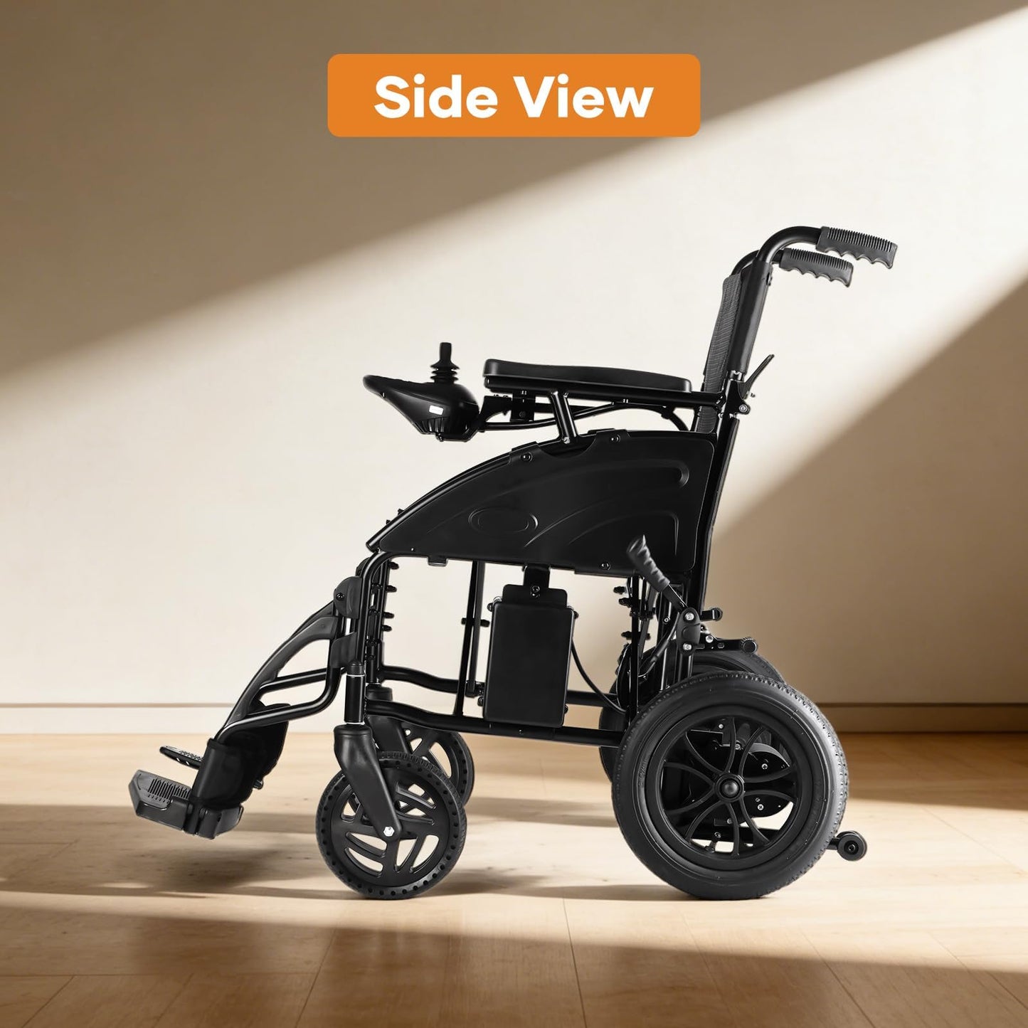 Zurcheel SLF20 Electric Wheelchair, Foldable Durable Motorized Wheelchair with 19-inch Seat, Electric Wheelchairs for Adults, Airline Approved