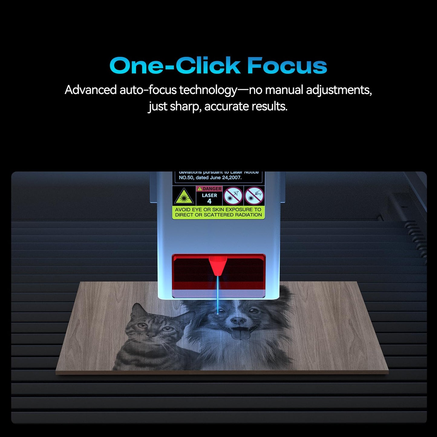 Falcon2 Pro S 40W Enclosed Laser Engraver with Air Assist, Built-in Camera, Class 1 Laser Cutter and Engraver Machine for Wood, Metal, Batch Prodcuction, Engraving Area 355 * 390mm
