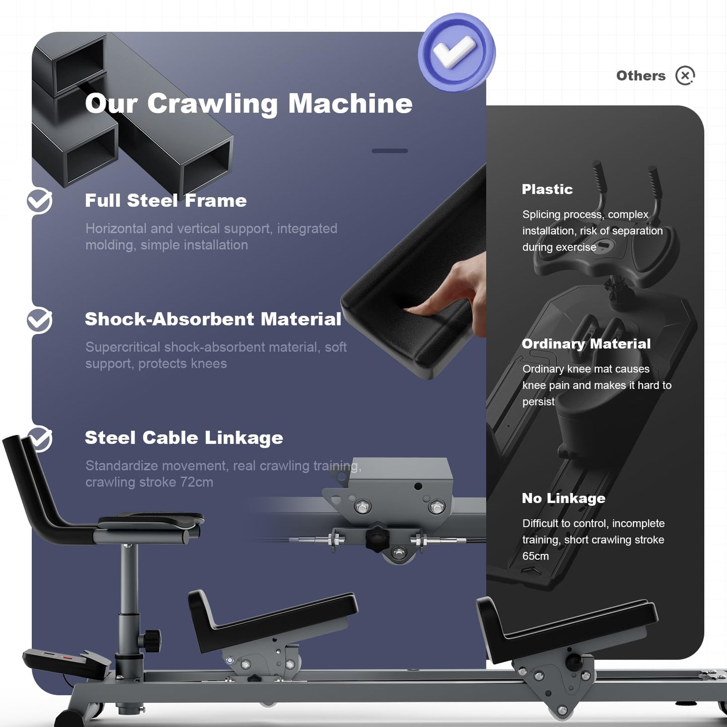 Bear Crawling Machine Workout for Core Training