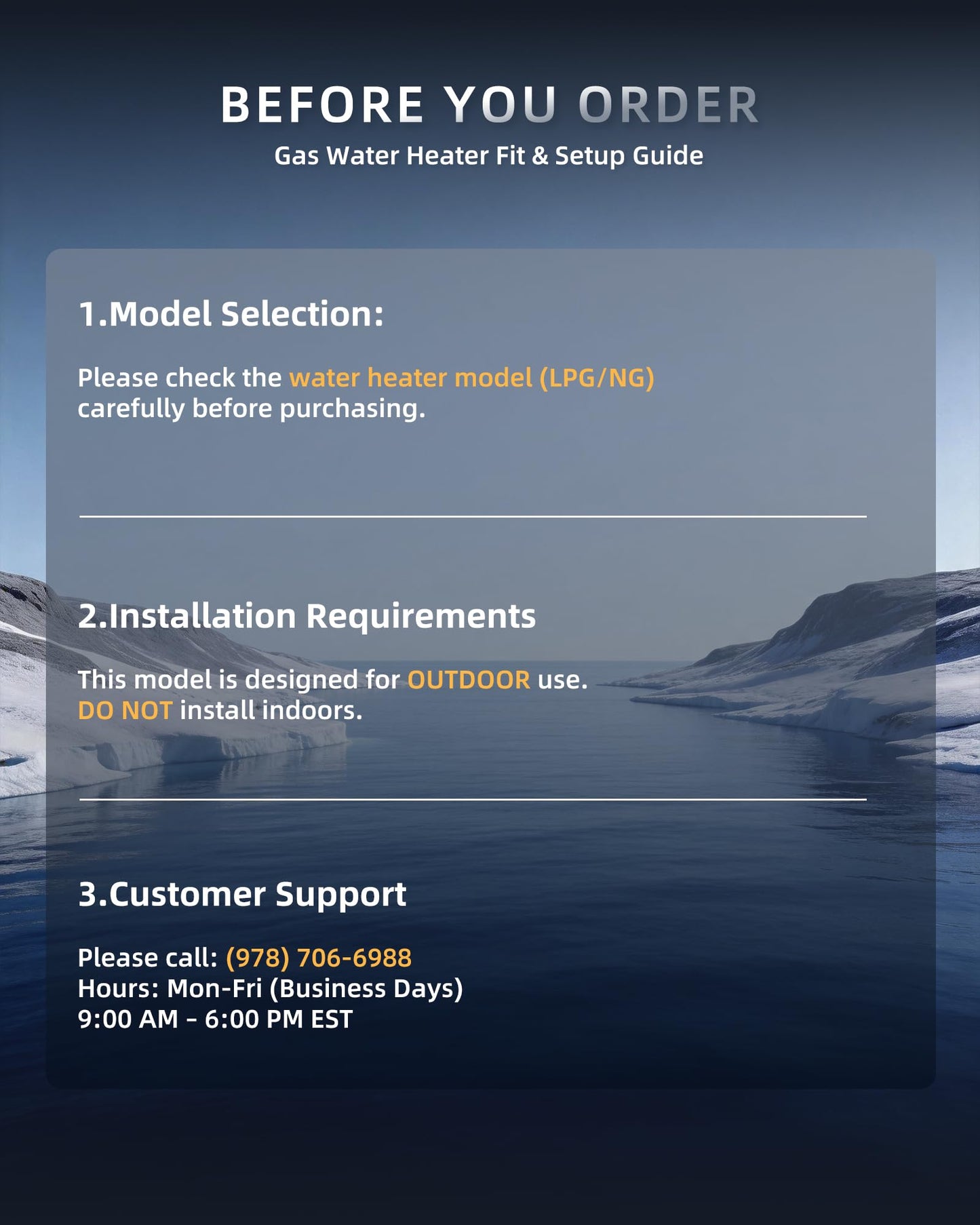 APUS 190,000 BTU Outdoor Tankless Water Heater, 8.1 GPM Natural Gas Instant Hot Water Heater with WiFi & Remote Control, High Efficiency for Supports 5 Outlets