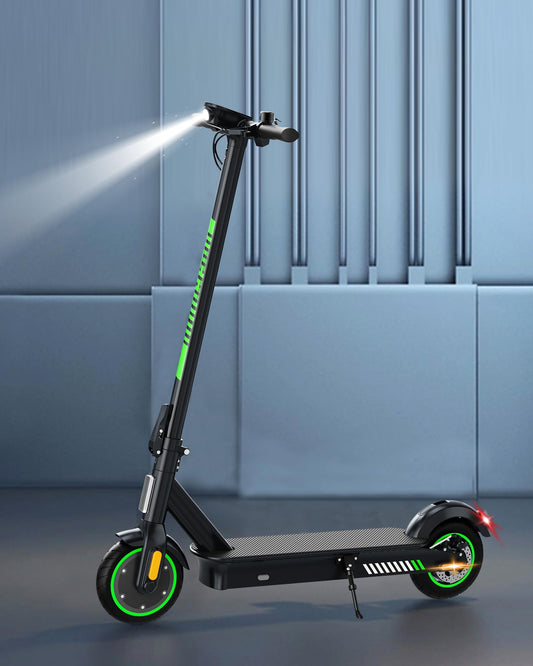 acer Electric Scooter for Adults, 500W Peak Motor, Max Speed 15.5MPH, 20 Mile Long Range, 8.5” Soild Tires, Double Brake System Folding E-Scooter Commuter (ES Series 3)