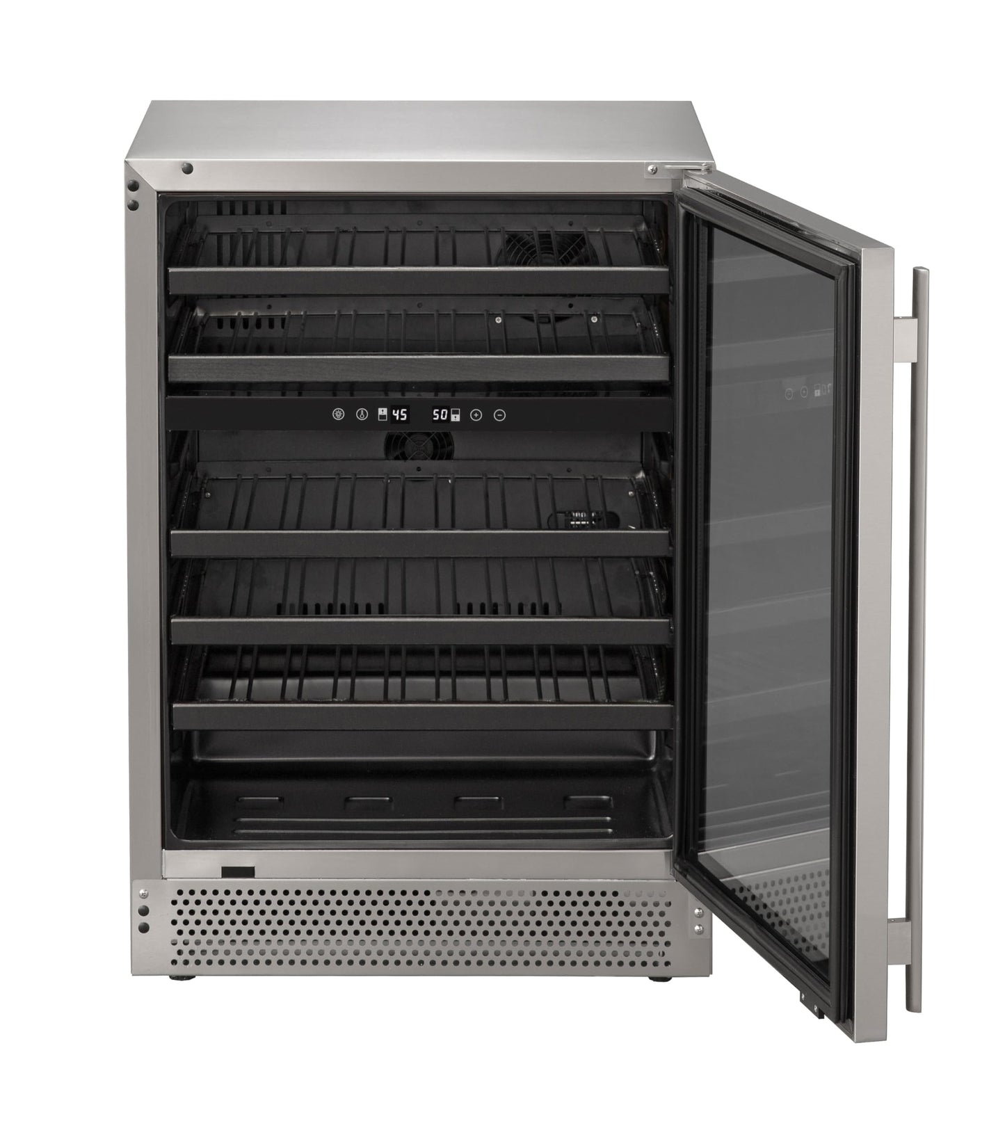 Marvel Northland Collection 24” Dual Zone Undercounter Wine Refrigerator, 5 Full-Extension Wine Racks, Stores up to 45 Bottles of Wine, Indoor/Outdoor Rated