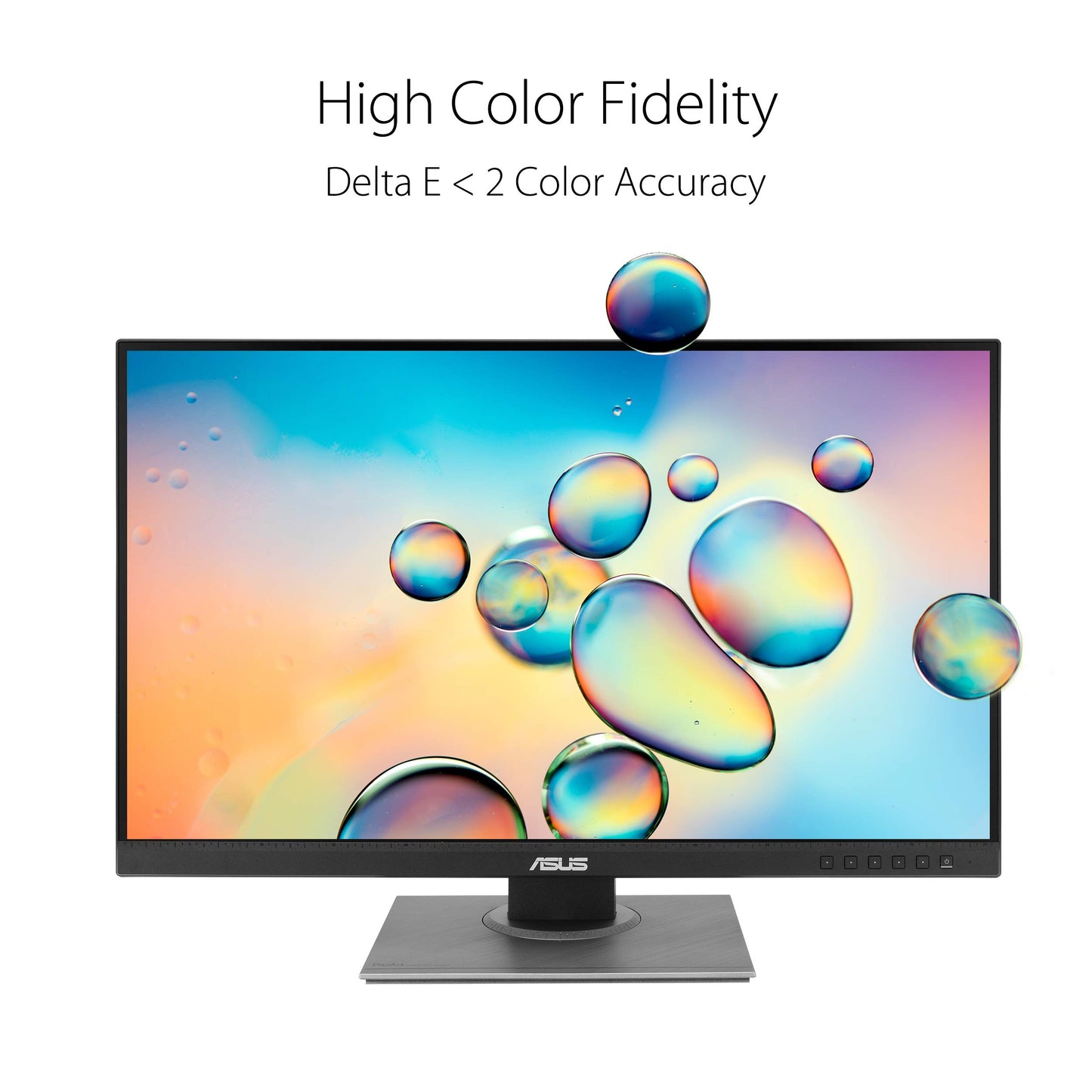 ASUS ProArt Display PA278QV 27” WQHD (2560 x 1440) Monitor, 100% sRGB/Rec. 709 ΔE < 2, IPS, DisplayPort HDMI DVI-D Mini DP, Calman Verified, Eye Care, Anti-Glare, Tilt Pivot Swivel Height Adjustable