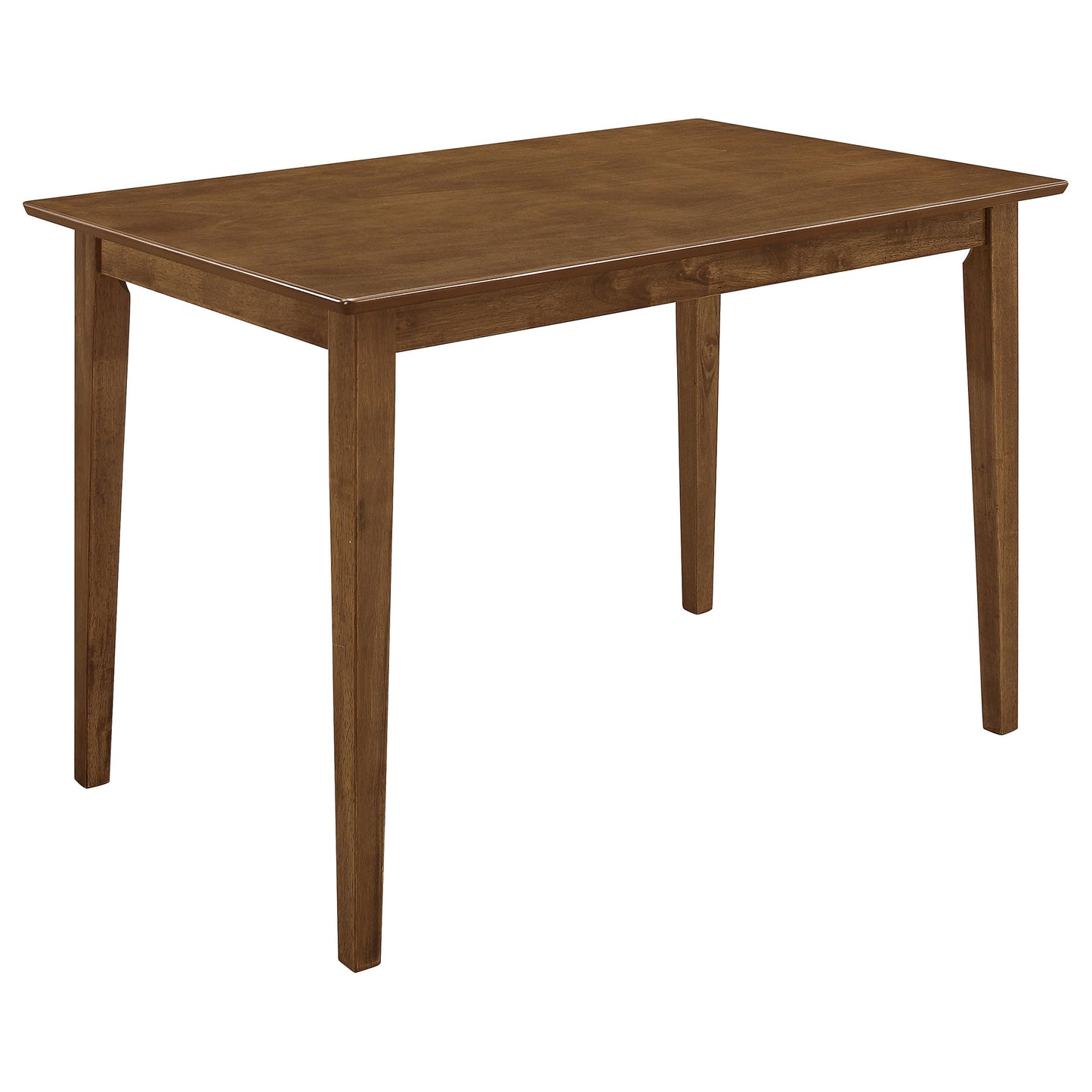 Coaster Home Furnishings - Robles - Wood - 5-Piece Rectangular Dining Table Set - Transitional Style with Vertical Slat Back Chairs and Fabric Cushioned Seat – Dining Room – Chestnut - 150430