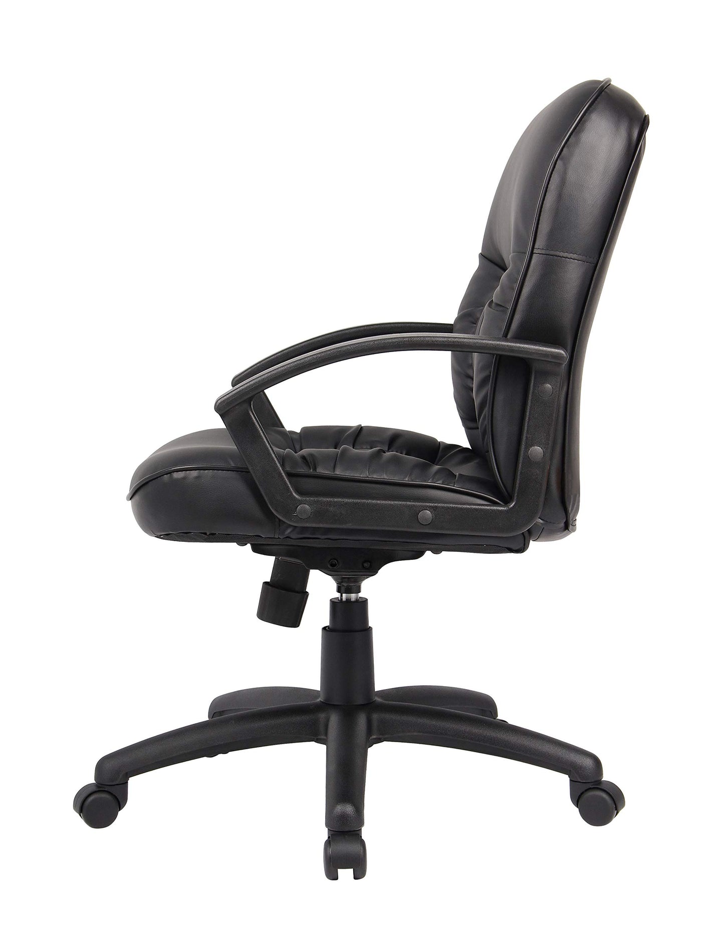 BOSS Office Products Chairs Executive Seating, 28.5 inches x 27 inches x 38.5 inches, Black