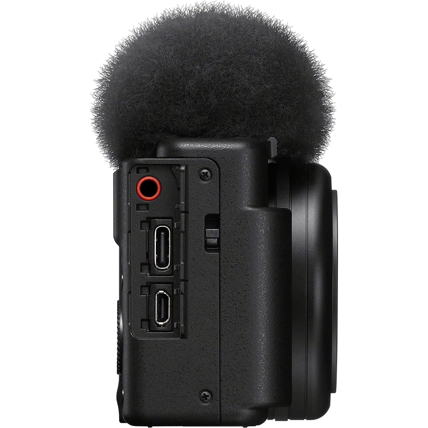Sony ZV-1F Vlog Camera for Content Creators and Vloggers Black Bundle with Lexar 64GB High-Performance 800x UHS-I SDHC Memory Card + Camera Case + 1400 mAh Battery Pack