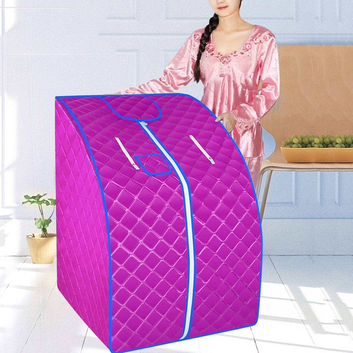 Sauna Steam Box Infrared Sauna Pot Sauna Cabin Use Spa for Detoxification Weight Loss Beauty 70 80 98cm