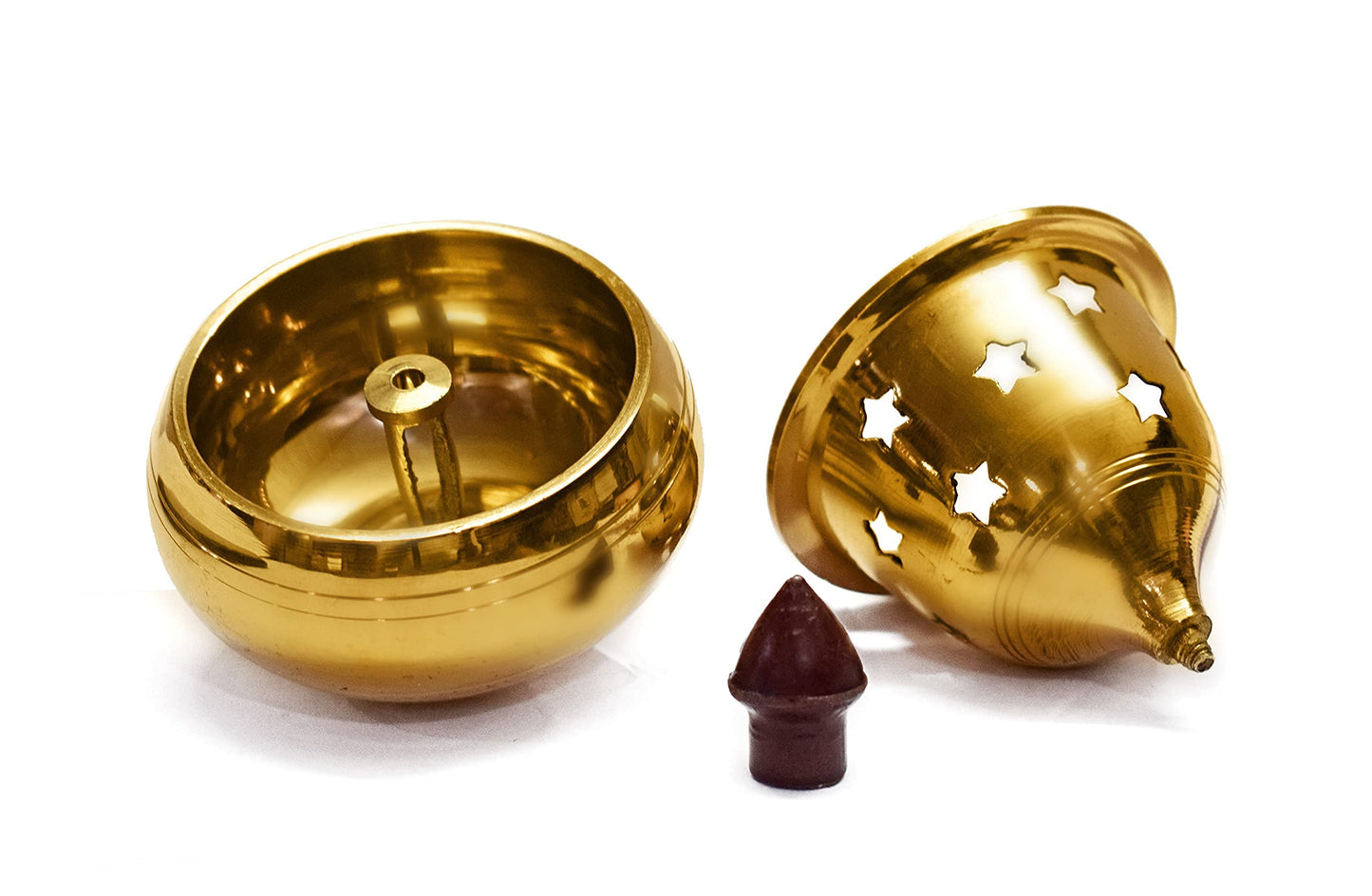 Craftsman Brass Akhand Diya Decorative Oil Lamp Extra Large Golden Pooja Deepak Tea Light Holder Indian Gift Item