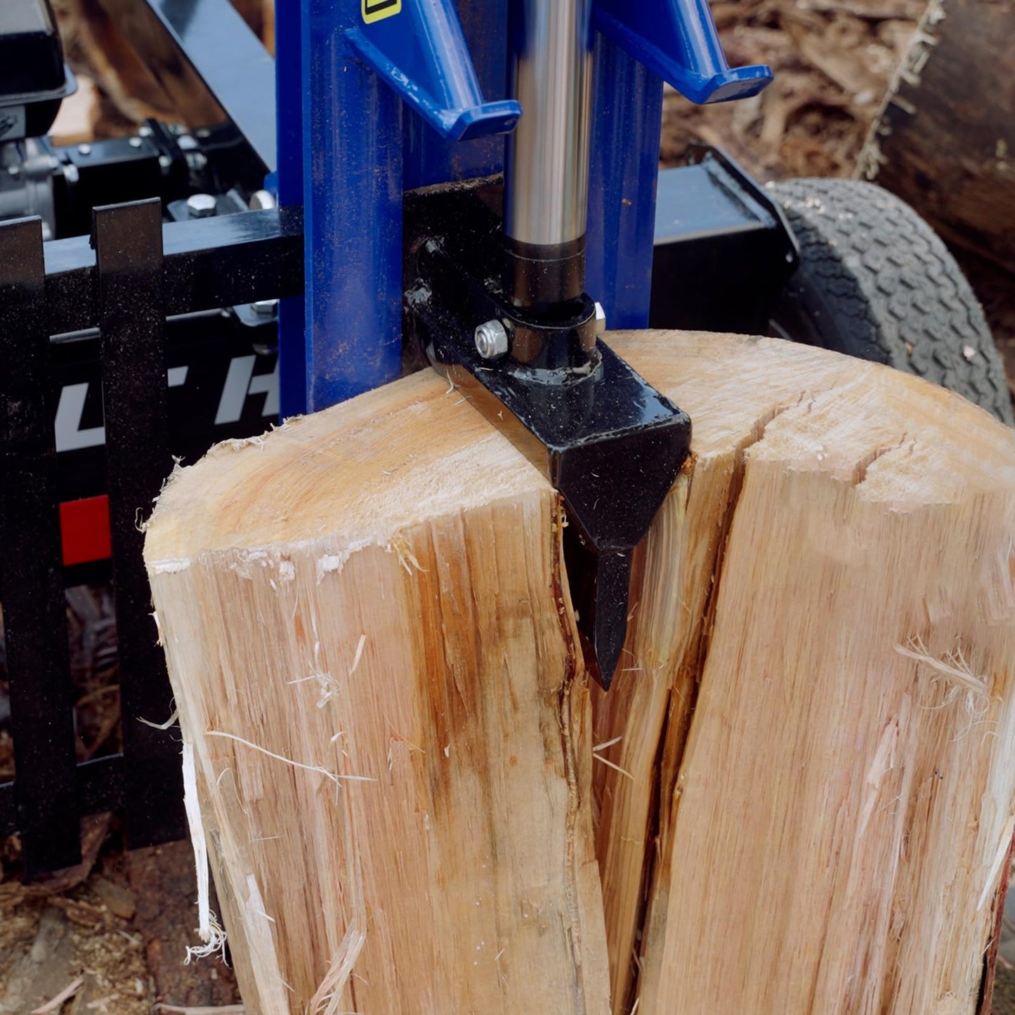 BILT HARD 27-Ton Towable Gas Powered Log Splitter, Horizontal & Vertical Wood Splitter Gas Powered with 209cc OHV Engine & 2-Stage Pump, 16" DOT Tires & 2" Ball Coupler Firewood Splitting Machine