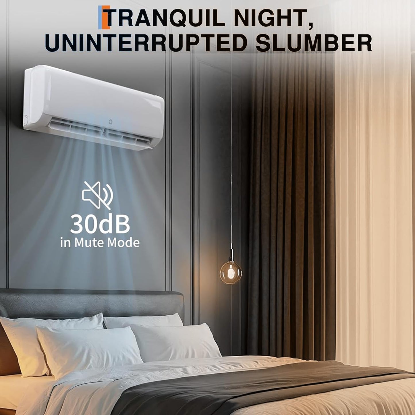 GarveeLife Air Conditioner, SEER-19 24000 BTU 230V Mini Split Air Conditioner & Heater | Energy-Efficient Inverter AC System with WiFi, Remote Control & Installation Kit, for Rooms Up to 1500 Sq.Ft