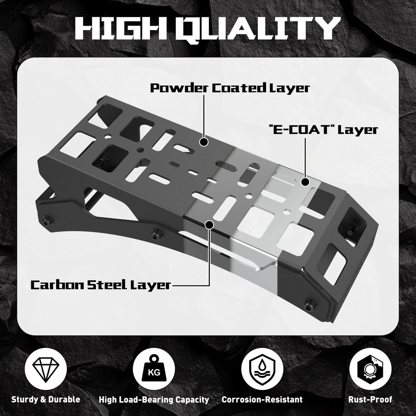 Universal Spare Tire Cargo Basket with Quick Release Spare Tire Mount Rack & Step Ladder | Fits 30"–40" Tires | 3-in-1 Off-Road Storage for SUVs & Jeeps | Compatible with Fuel Cans & Traction Boards