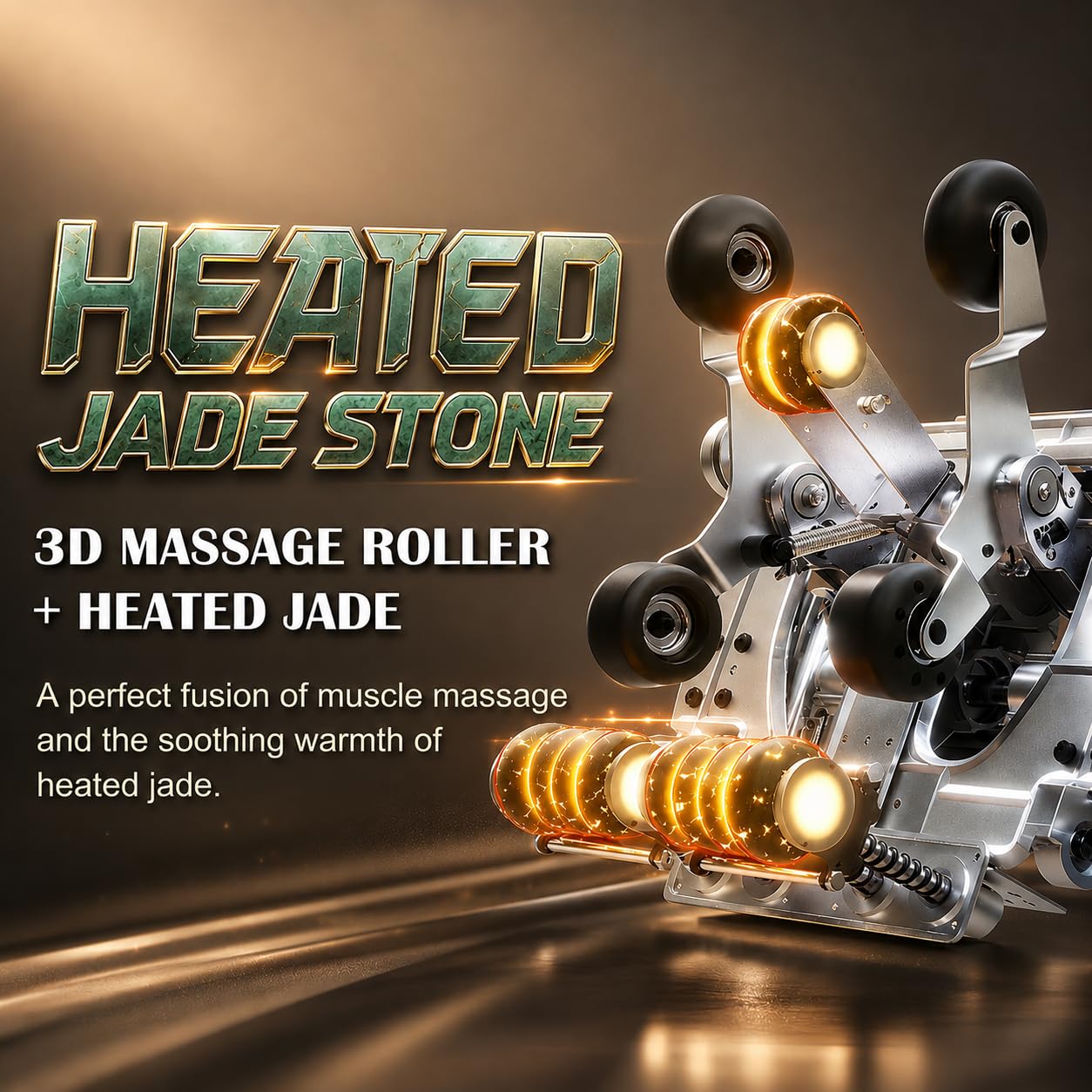 KoziSense KZ-313 2026 Heated Jade Roller Massage Chair Full Body, Deep Zero Gravity SL-Track with Heat, 12 Auto Modes, 6 Custom Programs, Backlit Touch Screen, Voice Control, Wireless Charger