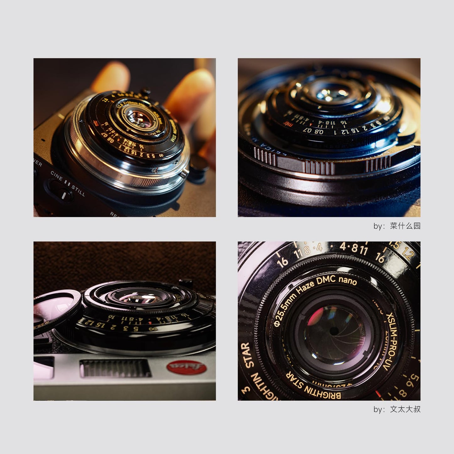 Brightin Star 28mm F2.8 Full Frame Manual Focus Lens for Leica-M Mount,Camera Lens Compatible with M2 M3 M4 M5 M6 M7 M8 M9 M9P M10 M262 M240 M240P M10P M10M