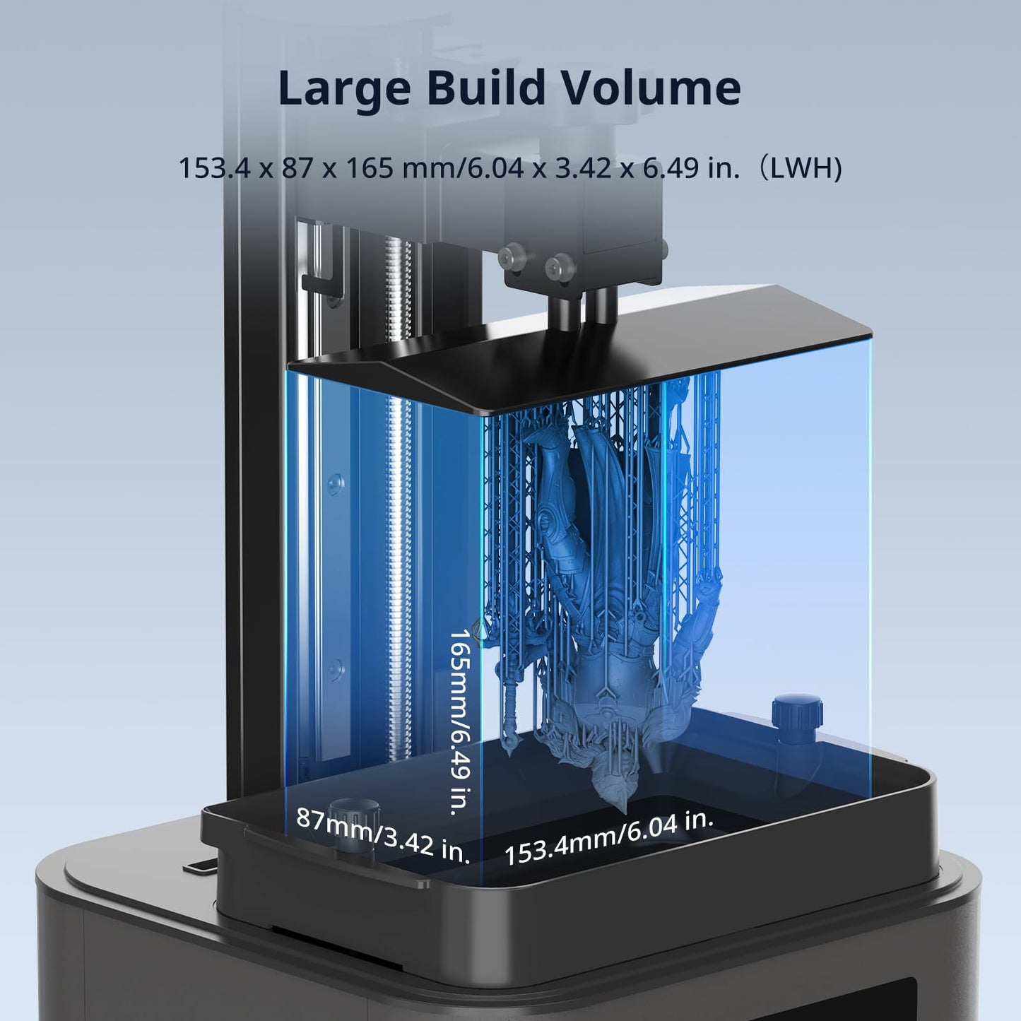 ANYCUBIC Photon Mono 4 Ultra 10K Resin 3D Printer, 7'' HD Mono Screen and COB Light Source, 120mm/h Fast Printing, Intelligent Detection, 6.04''x3.42''x 6.49'' Printing Size