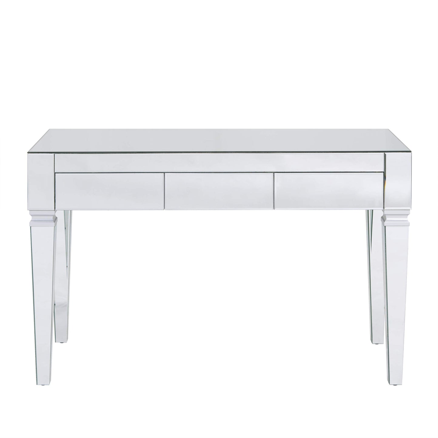 SEI FURNITURE Darien Mirrored Desk, Silver