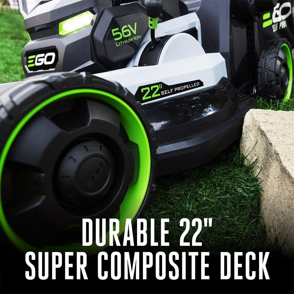 EGO Power+ Electric Lawn Mower, Self-Propelled Cordless with 22" Super Composite Deck, Tool Only, Battery and Charger Not Included - LM2240SP