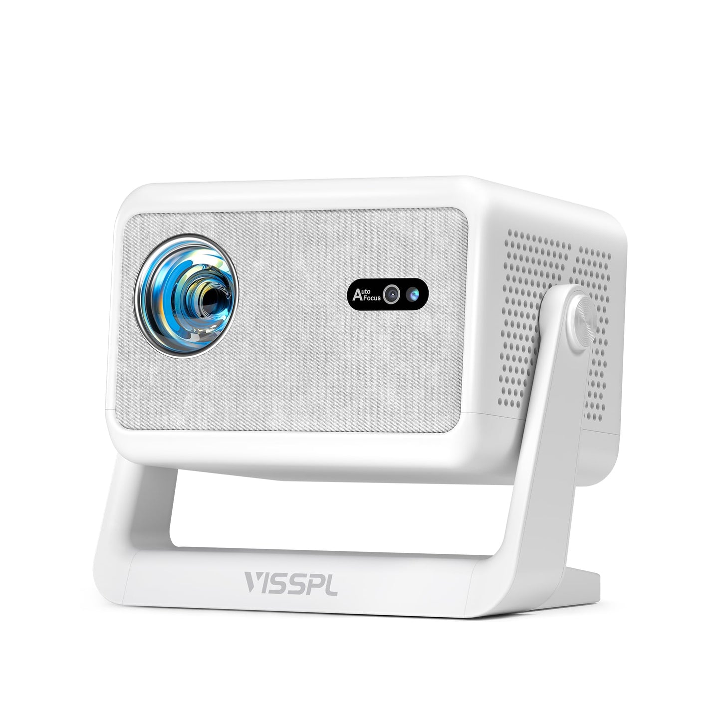 [Now with Netflix & 3200ANSI] 4K Smart Projector with WiFi and Bluetooth,Auto Focus & Keystone Portable Mini Projector with Stand,Outdoor Home Theater Small Proyector for bedroom Snow White