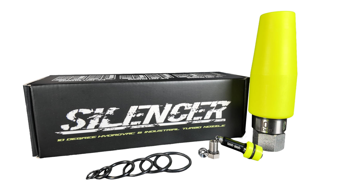 Dig Pig Silencer Hydrovac and Industrial Turbo Nozzle (10.0)