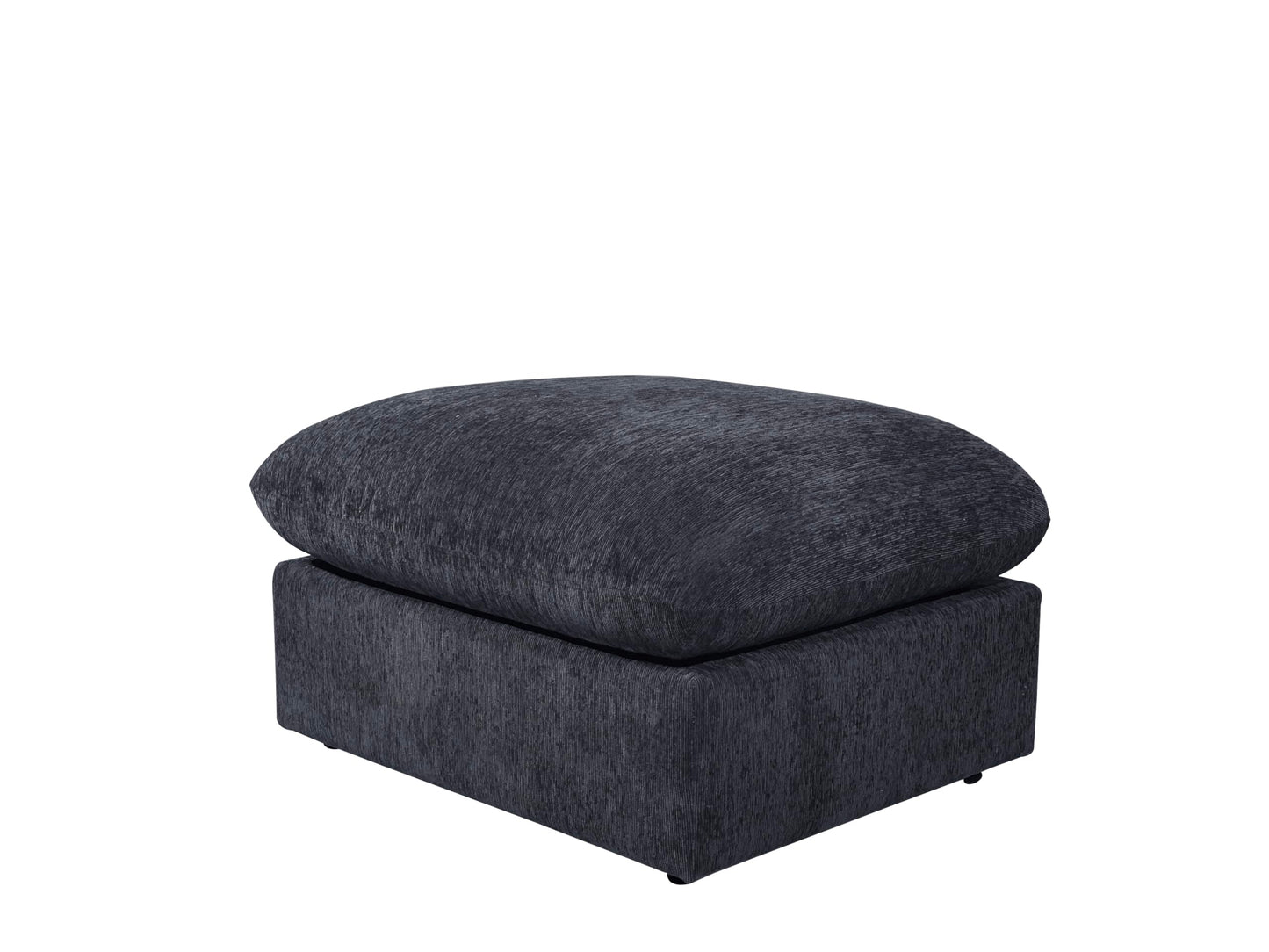 YOPTO 127" Modular Sectional Sofa,Modern Oversized Cloud Couch with Cup Holder&USB Port,7 Seat Convertible L-Shaped Chenille Sofas W/Ottoman,Pillows&Storage Box,Comfy Couches for Living Room,Dark Gray