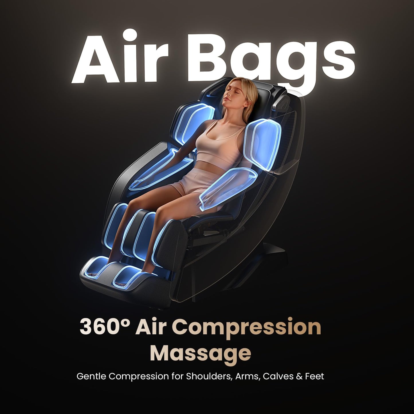 BOB AND BRAD iMaster Pro 4D Full Body Massage Chair Zero Gravity SL-Track