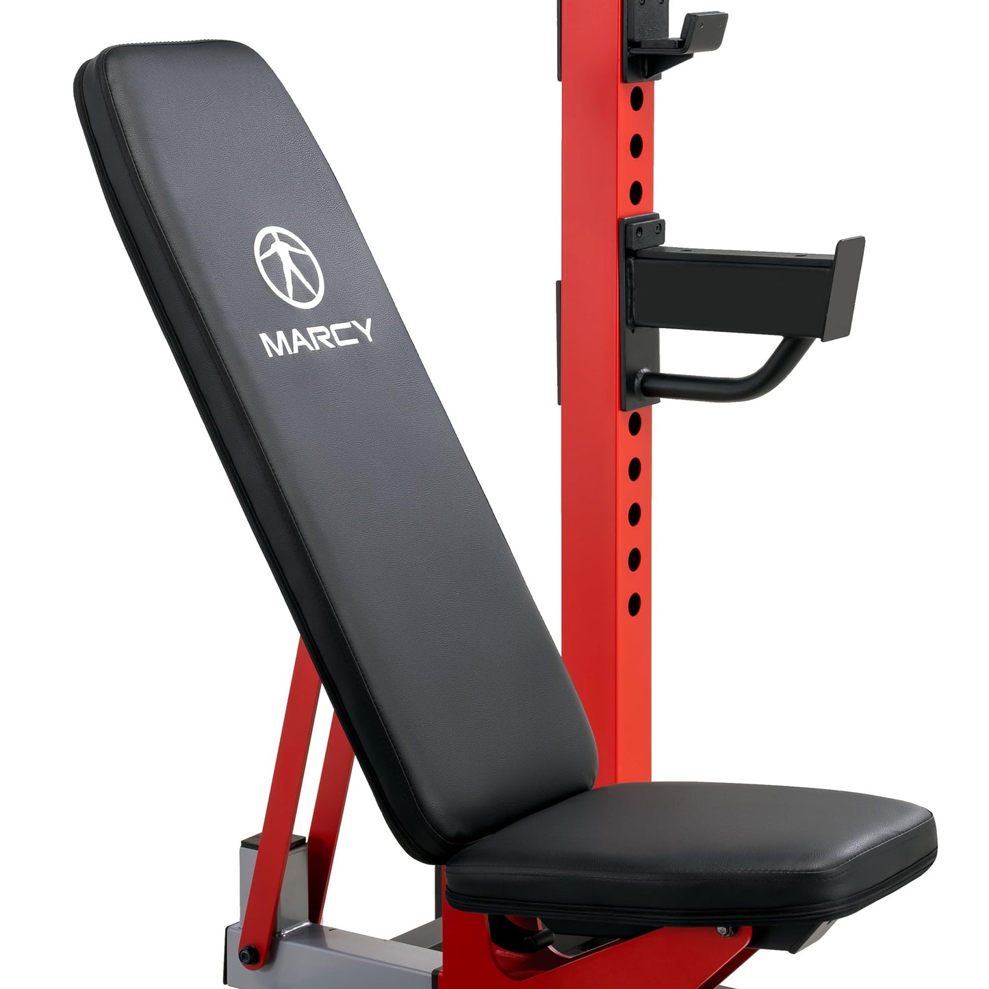 Marcy Deluxe Olympic Weight Bench with Adjustable Back and Bar Catch