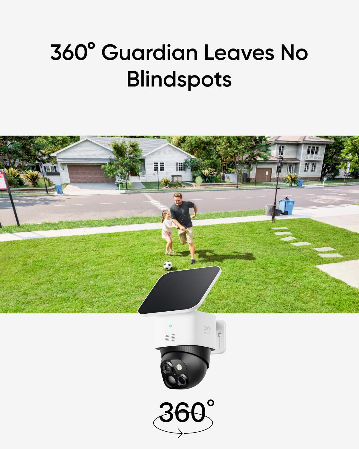eufy Security SoloCam S340 4-Cam Kit (HomeBase S380), Solar Security Camera, Wireless Outdoor Camera, 360° Pan and Tilt, No Blind Spots, No Monthly Fee, Built-in Local Storage (Up to 16TB)