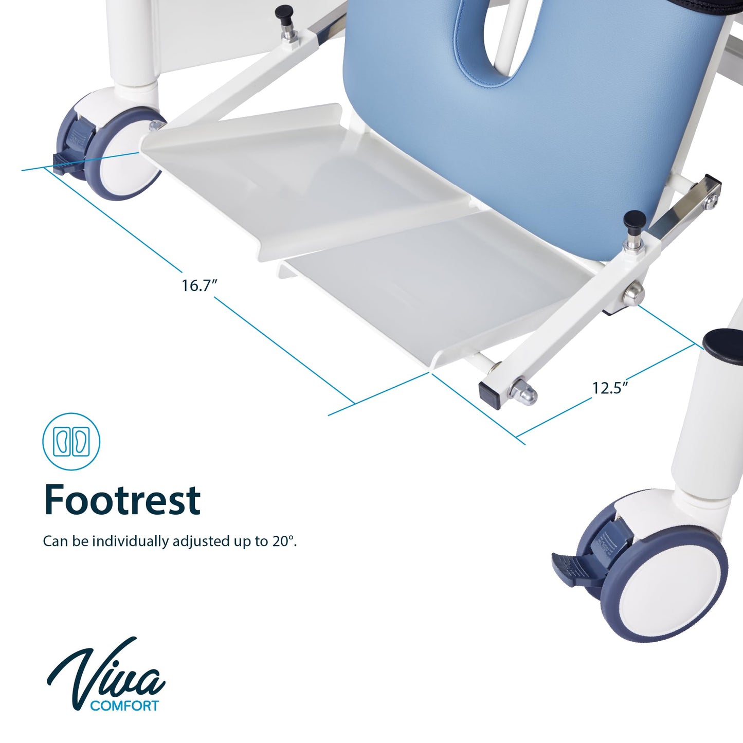 Vivacomfort Tilting Power Hi-Lo Rehab Therapy Table, Chiropractor Medical Exam Table, 485 lbs Weight Capacity
