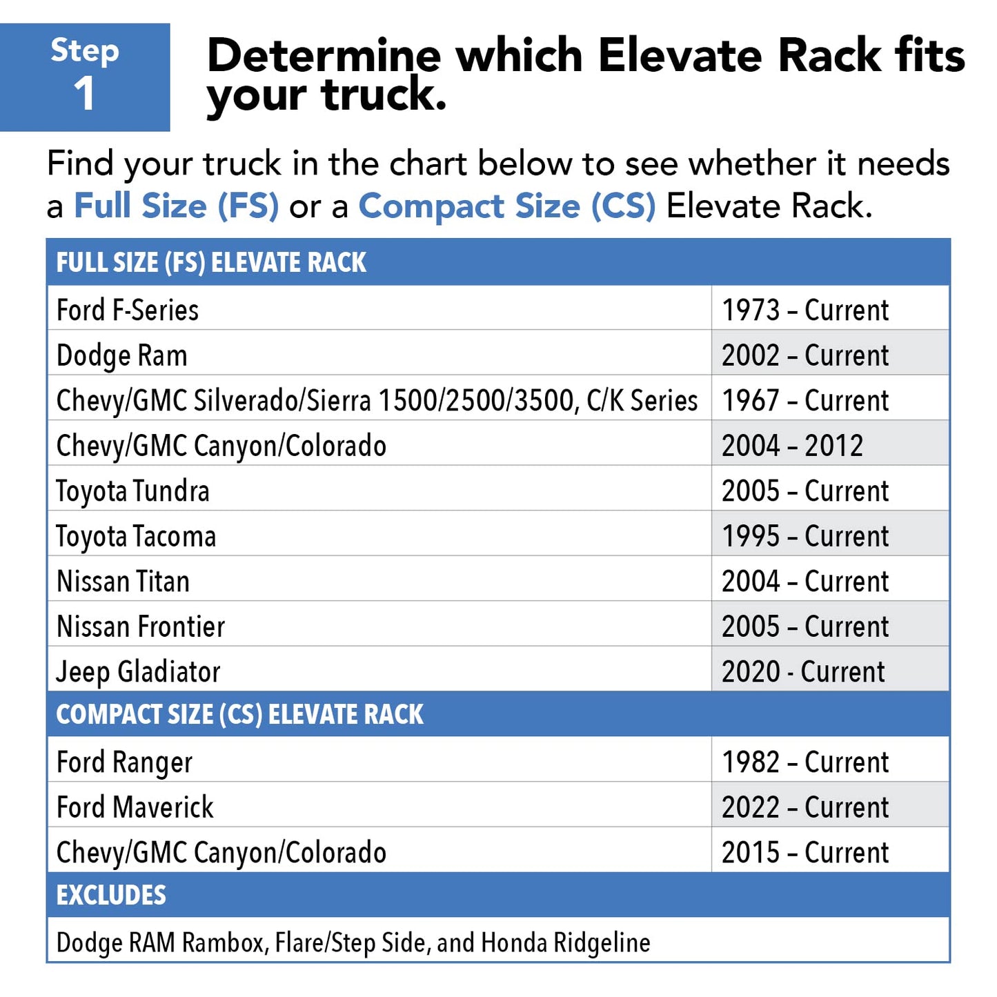 TruXedo Elevate Rack System | 1118513 | Elevate CS Rack