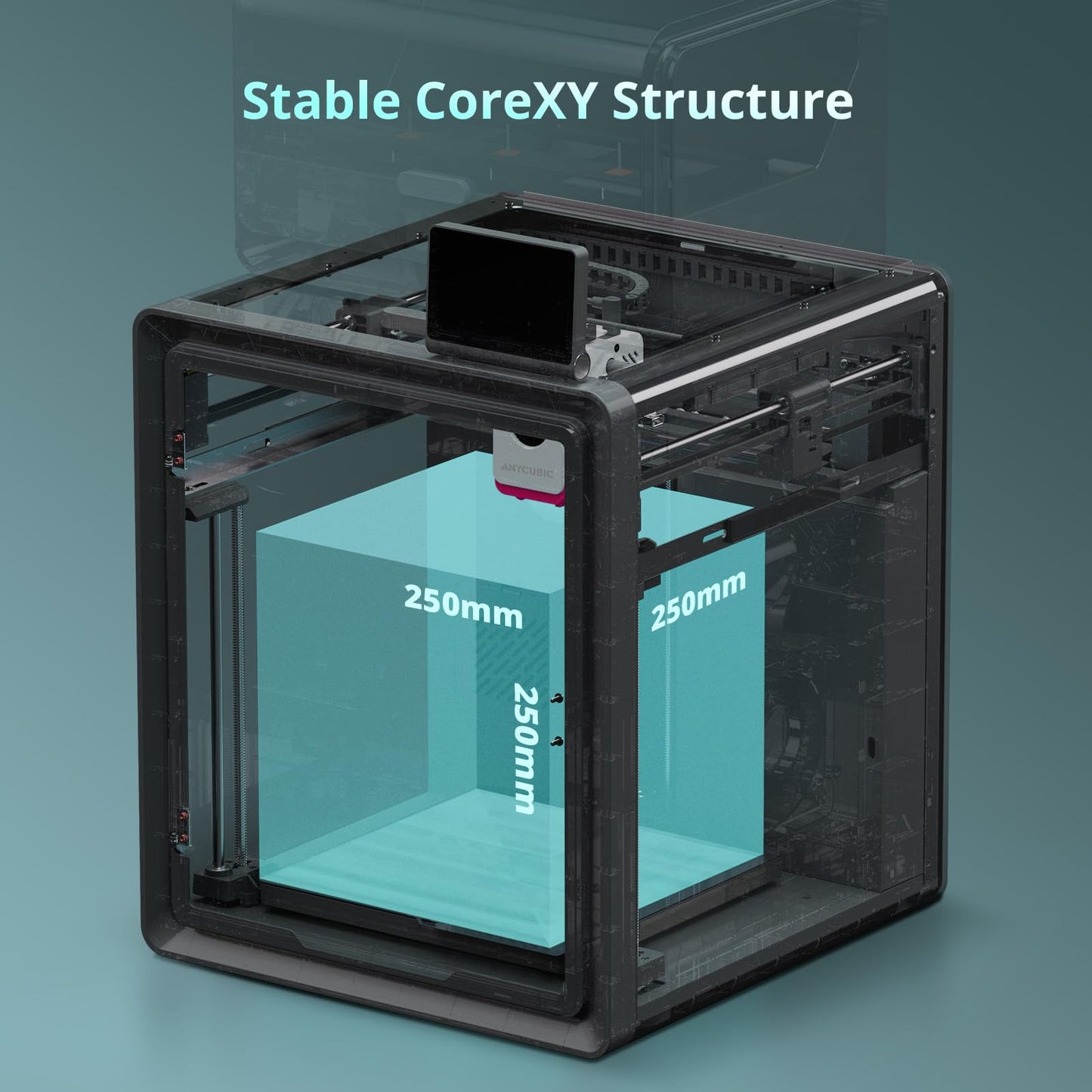 Anycubic Kobra S1 Combo Multi-Color 3D Printer, Fast 600mm/s Printing Auto Leveling with Auto Calibration Anycubic App One-Click Printing 250 x250x250mm Build Size