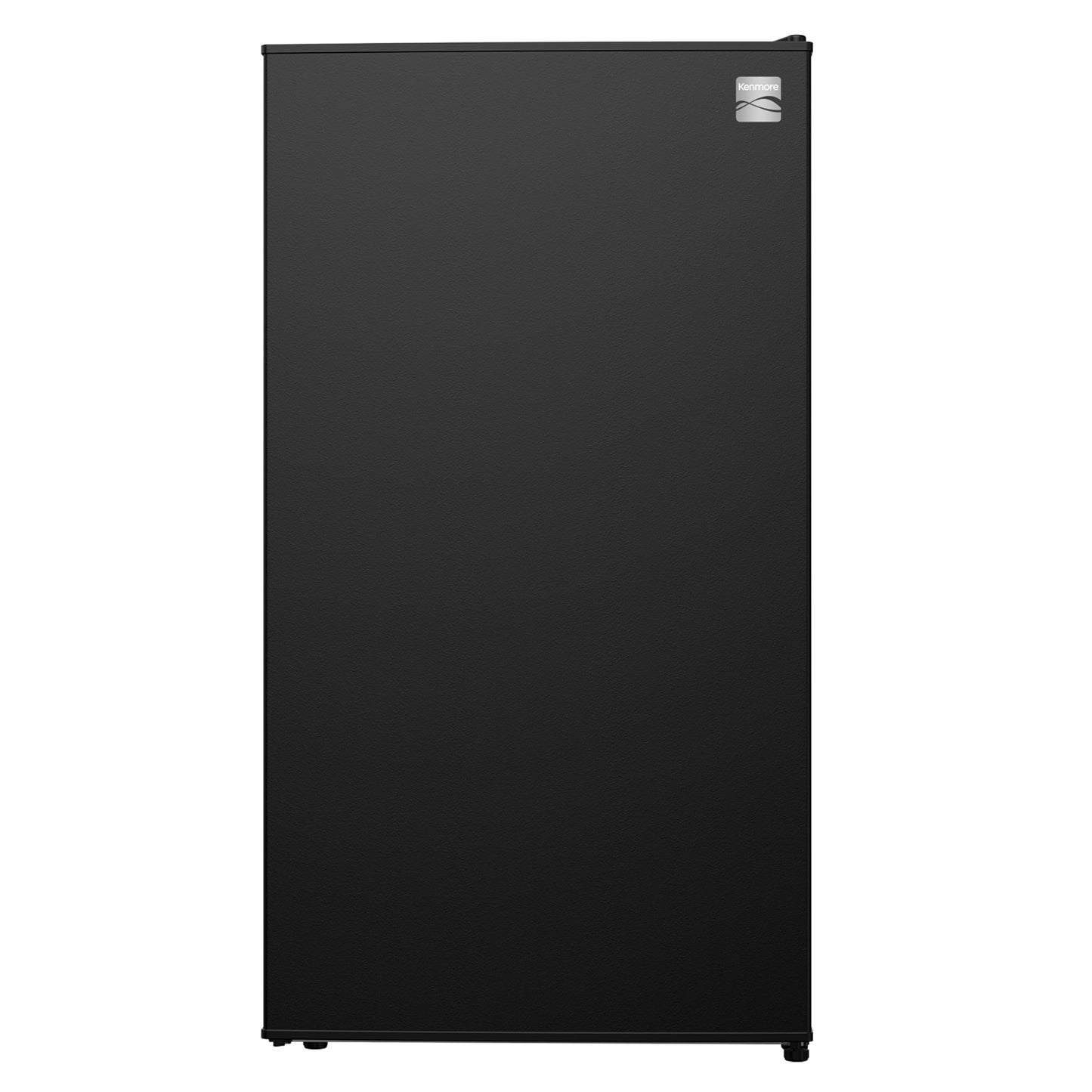 Kenmore 18" Compact Refrigerator with Chiller Compartment - Reversible Door, Adjustable Glass Shelves, ENERGY STAR Certified, 6 Can Rack, Interior Lighting, Freestanding, 3.5 cu. ft. Capacity - Black