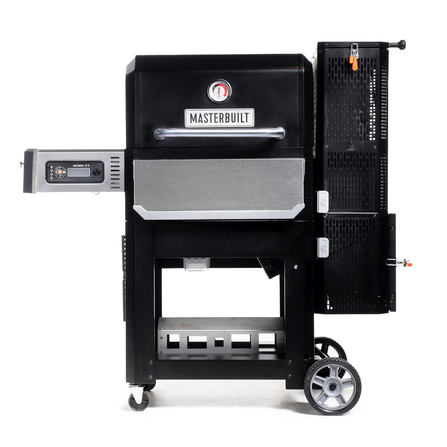 Masterbuilt® Gravity Series® 800 Smoker Grill - Charcoal Grill plus Griddle Insert, Digital Control, App Connectivity, 800 Cooking Square Inches in Black, Model MB20040221