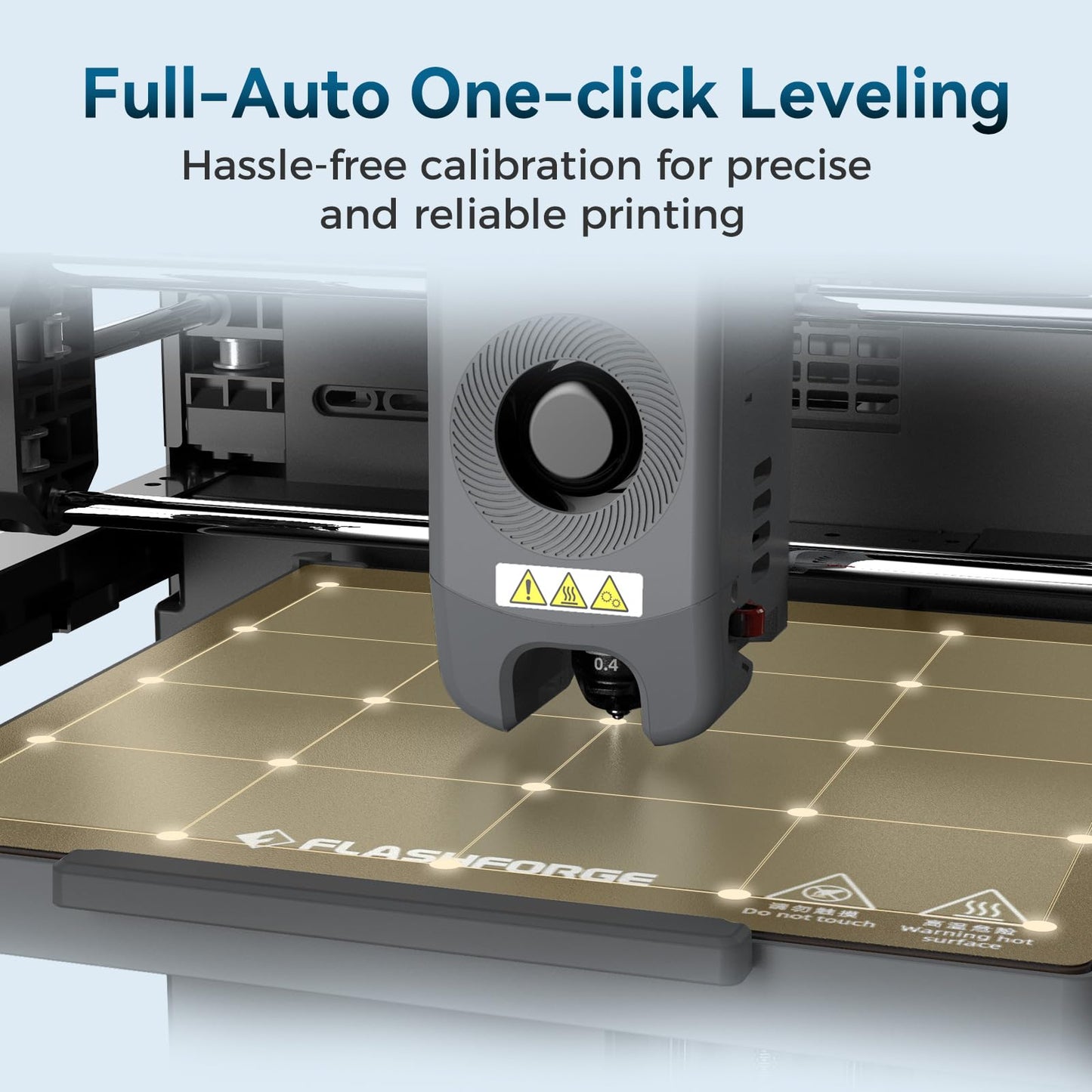 Flashforge Adventurer 5M 3D Printer for Beginners, 600mm/s Fast Printing, Direct Drive (280°C), Auto-Leveling, 8.7"x8.7"x8.7" PEI Build Plate - Ideal for Home, School & Makers