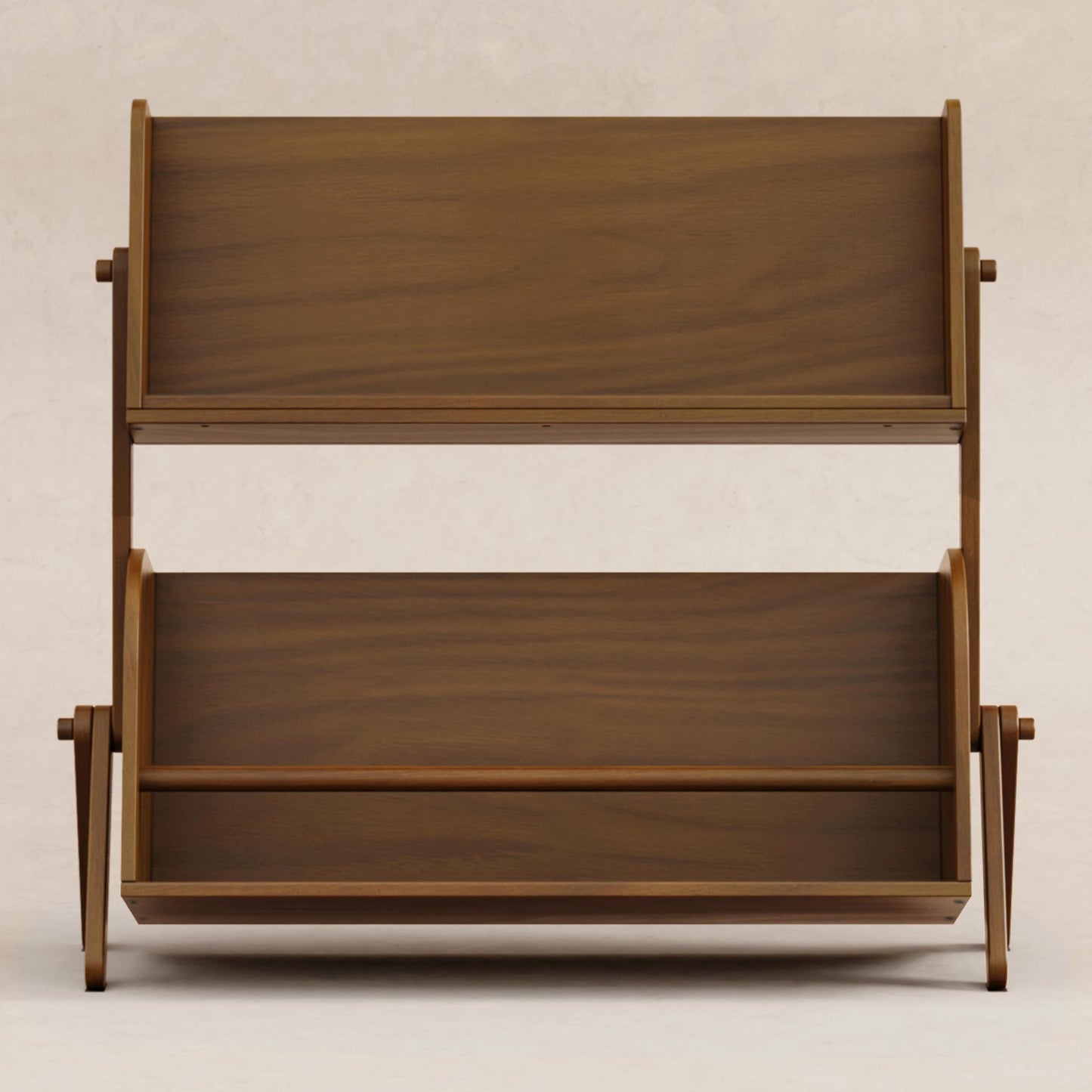 Babyletto Kids Tally Storage and Bookshelf in Natural Walnut, Greenguard Gold Certified