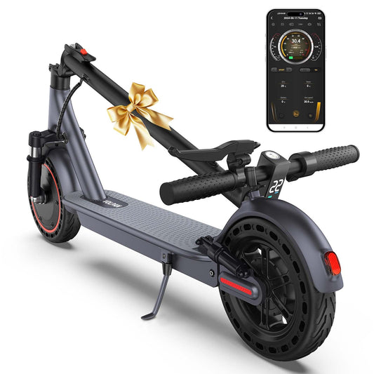 VOLPAM Electric Scooter with 8.5"/10" Solid Tire, 350W/500W Powerful Motor & 19/22 MPH Top Speed, 16-28 Miles Long Range, Folding E Scooter Choice