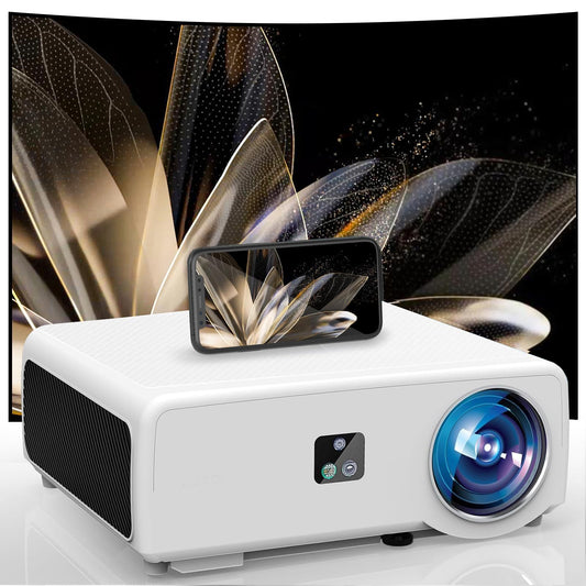 2200 Ansi 4K Projector with WIFI and Bluetooth,Outdoor Movie Projector Auto Focus,ARC,DoIby Audio,PPT,Home Theater Projector 4k HDR10,30W Speaker,500''Display,Compatible w/ TV Sticks,iOS,Android,PC